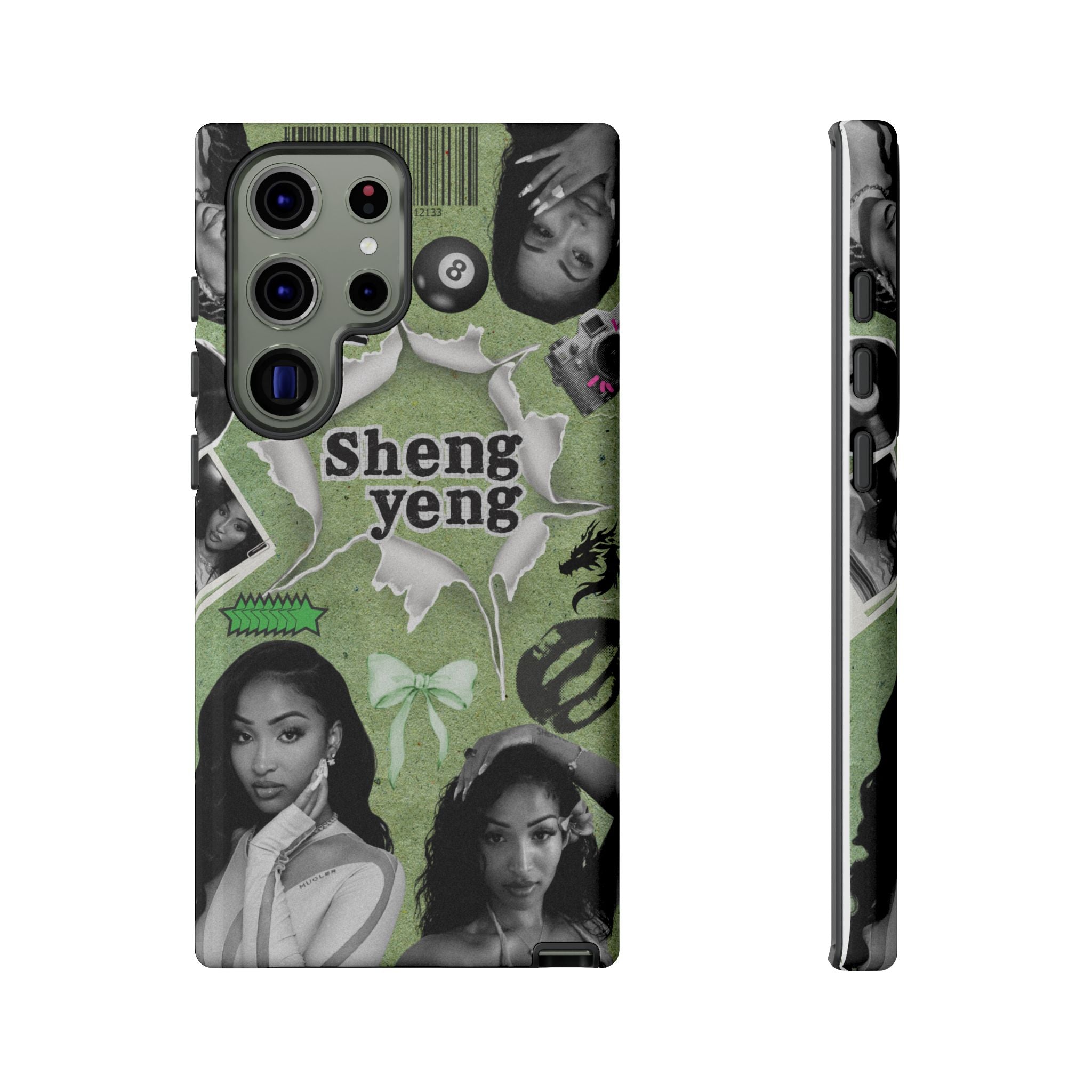 Trendy Phone Case with Unique Black and Green Design, Artistic Phone Cover, Customizable Phone Shell, Vintage Style Case, Gift for [...]