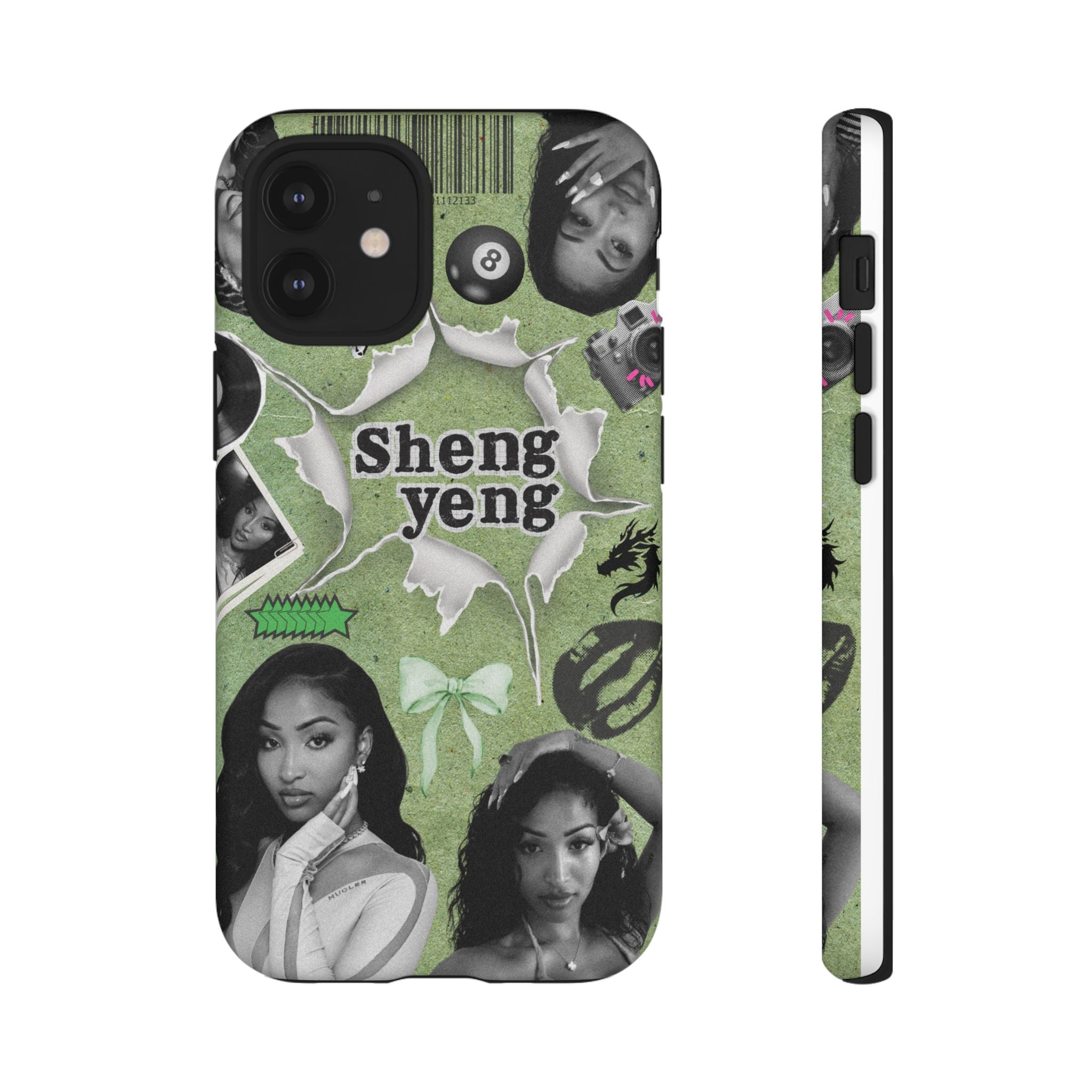 Trendy Phone Case with Unique Black and Green Design, Artistic Phone Cover, Customizable Phone Shell, Vintage Style Case, Gift for [...]