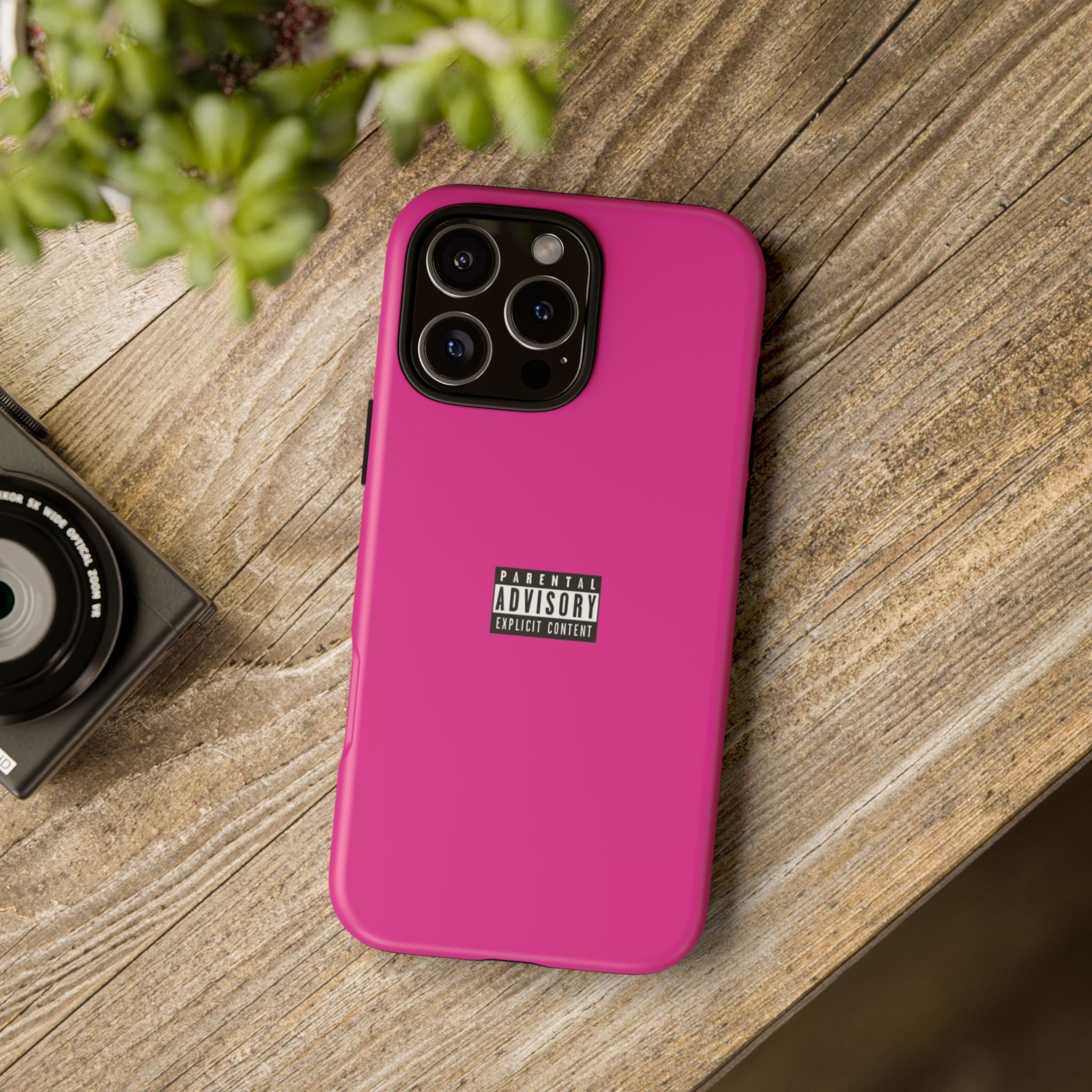 Bold Phone Case, Parental Advisory Phone C'over, Trendy Tech Accessory, Unique Gift for Teens, Vibrant Phone Protection