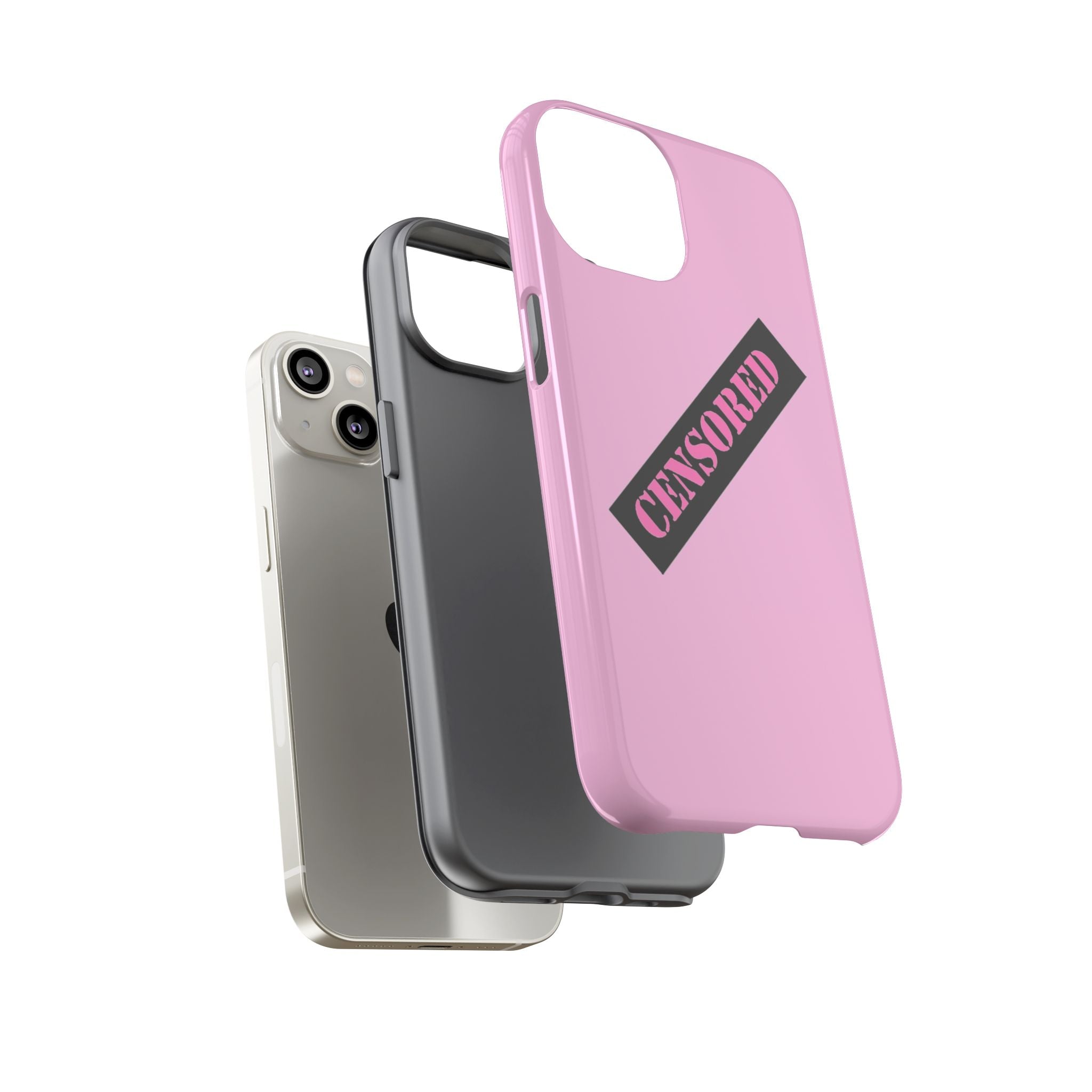 Censored Phone Case - Tough Cases, Cute Phone Cover, Unique Gift, Funny Phone Accessories, Trendy Tech Gear