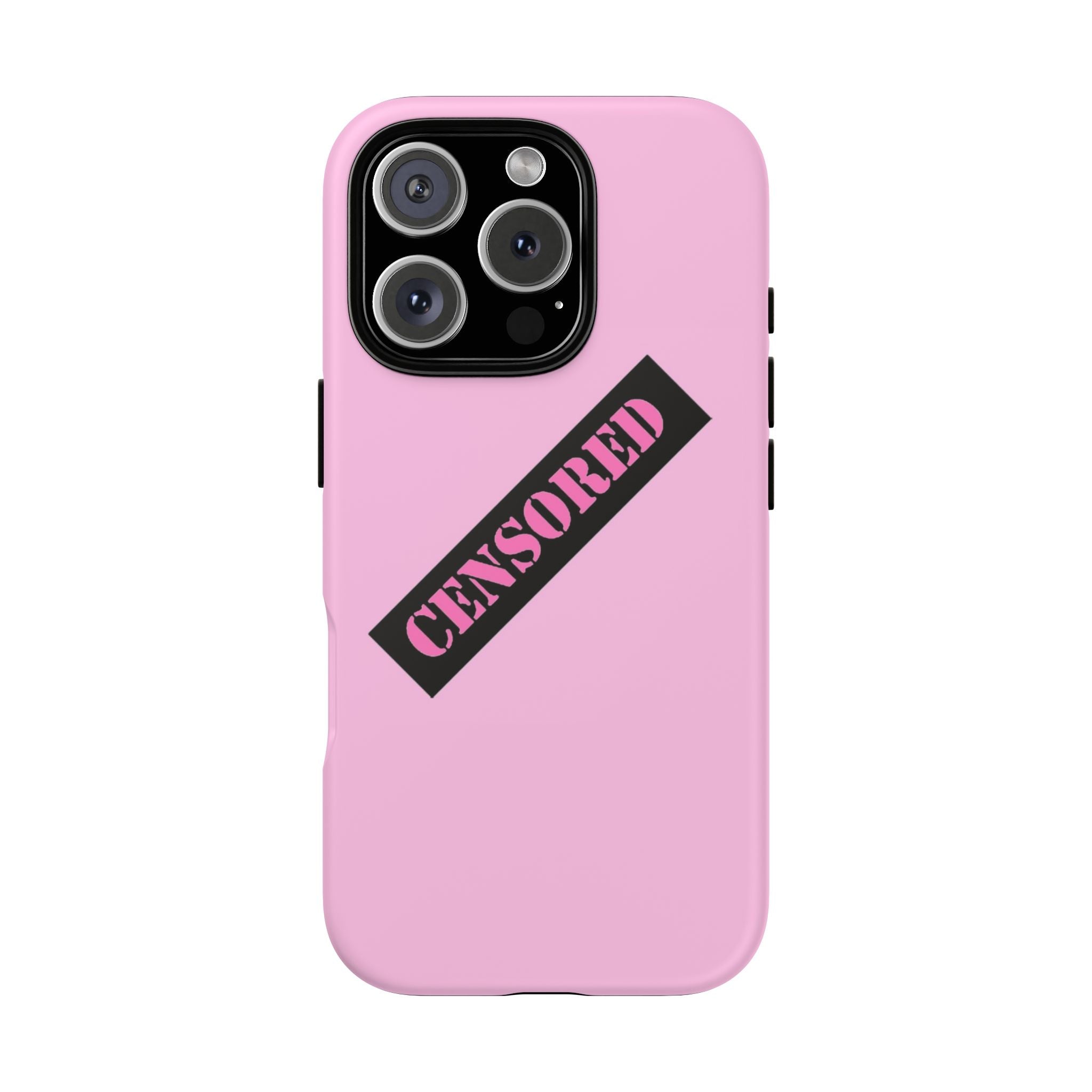 Censored Phone Case - Tough Cases, Cute Phone Cover, Unique Gift, Funny Phone Accessories, Trendy Tech Gear