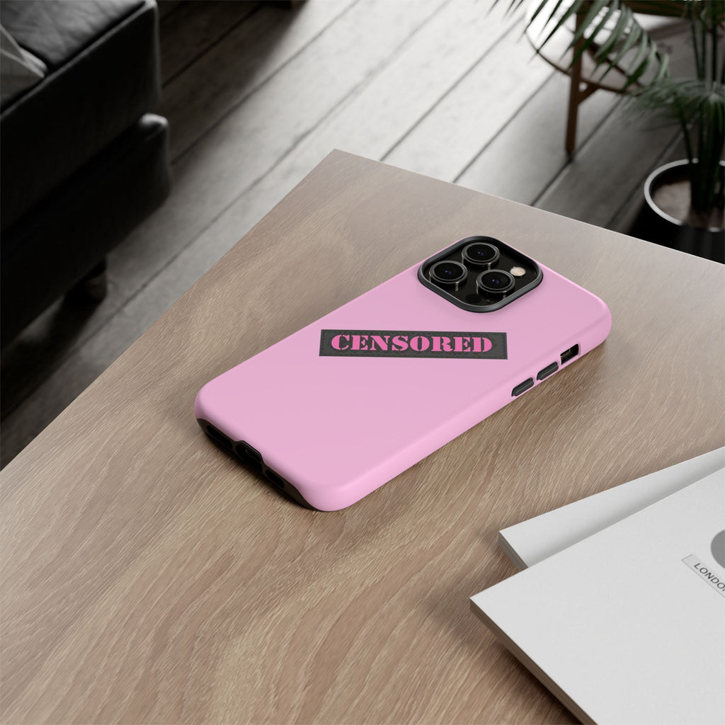 Censored Phone Case - Tough Cases, Cute Phone Cover, Unique Gift, Funny Phone Accessories, Trendy Tech Gear