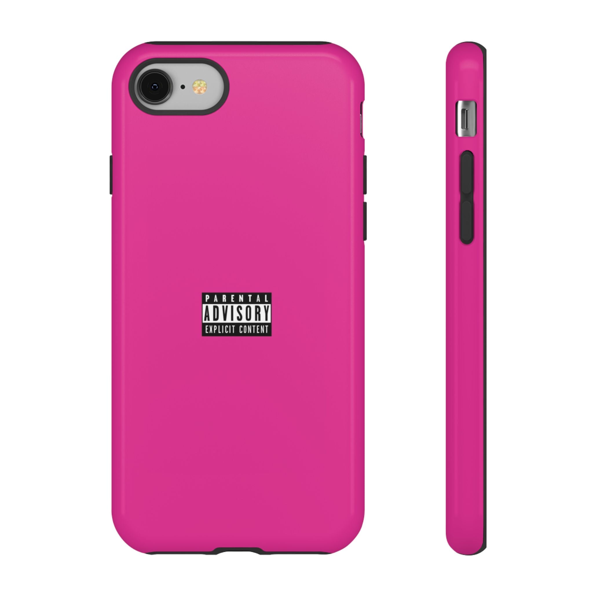 Bold Phone Case, Parental Advisory Phone C'over, Trendy Tech Accessory, Unique Gift for Teens, Vibrant Phone Protection