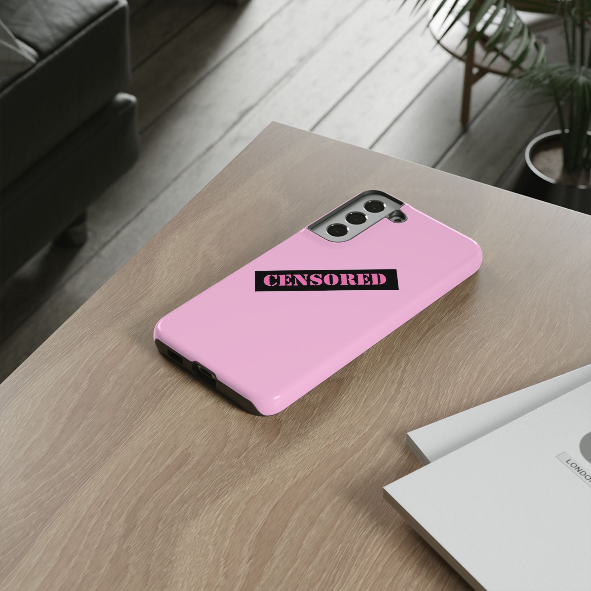 Censored Phone Case - Tough Cases, Cute Phone Cover, Unique Gift, Funny Phone Accessories, Trendy Tech Gear