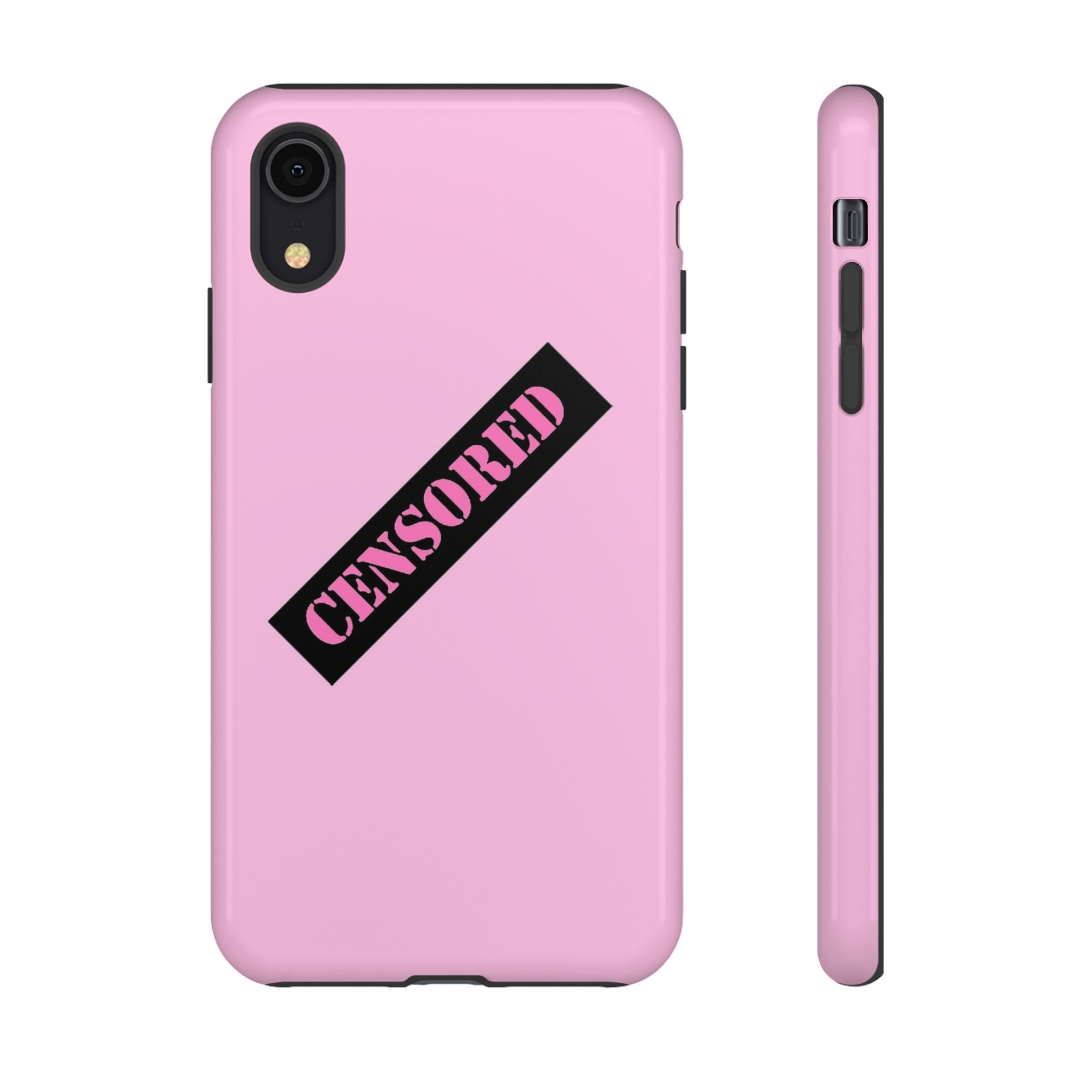Censored Phone Case - Tough Cases, Cute Phone Cover, Unique Gift, Funny Phone Accessories, Trendy Tech Gear