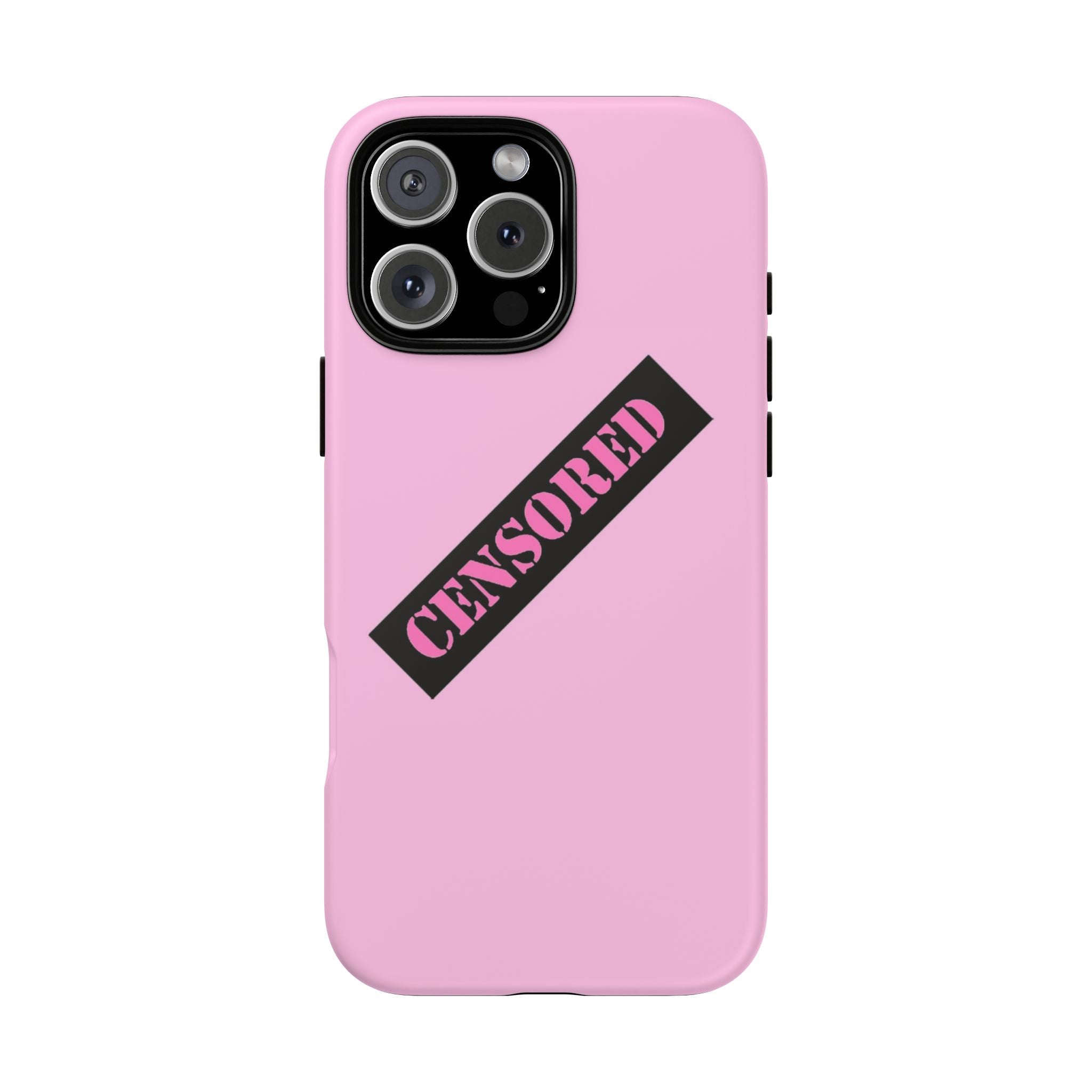 Censored Phone Case - Tough Cases, Cute Phone Cover, Unique Gift, Funny Phone Accessories, Trendy Tech Gear