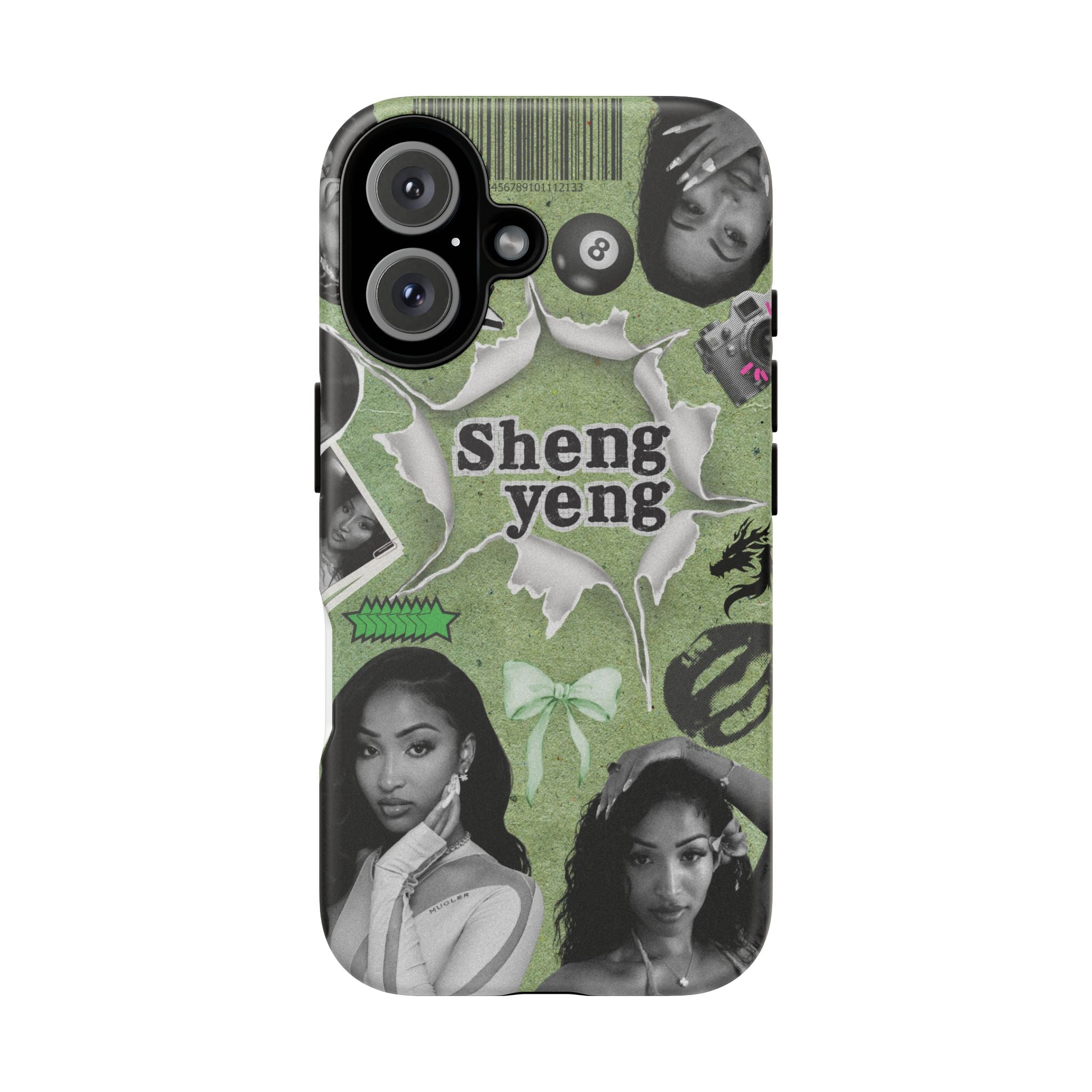 Trendy Phone Case with Unique Black and Green Design, Artistic Phone Cover, Customizable Phone Shell, Vintage Style Case, Gift for [...]