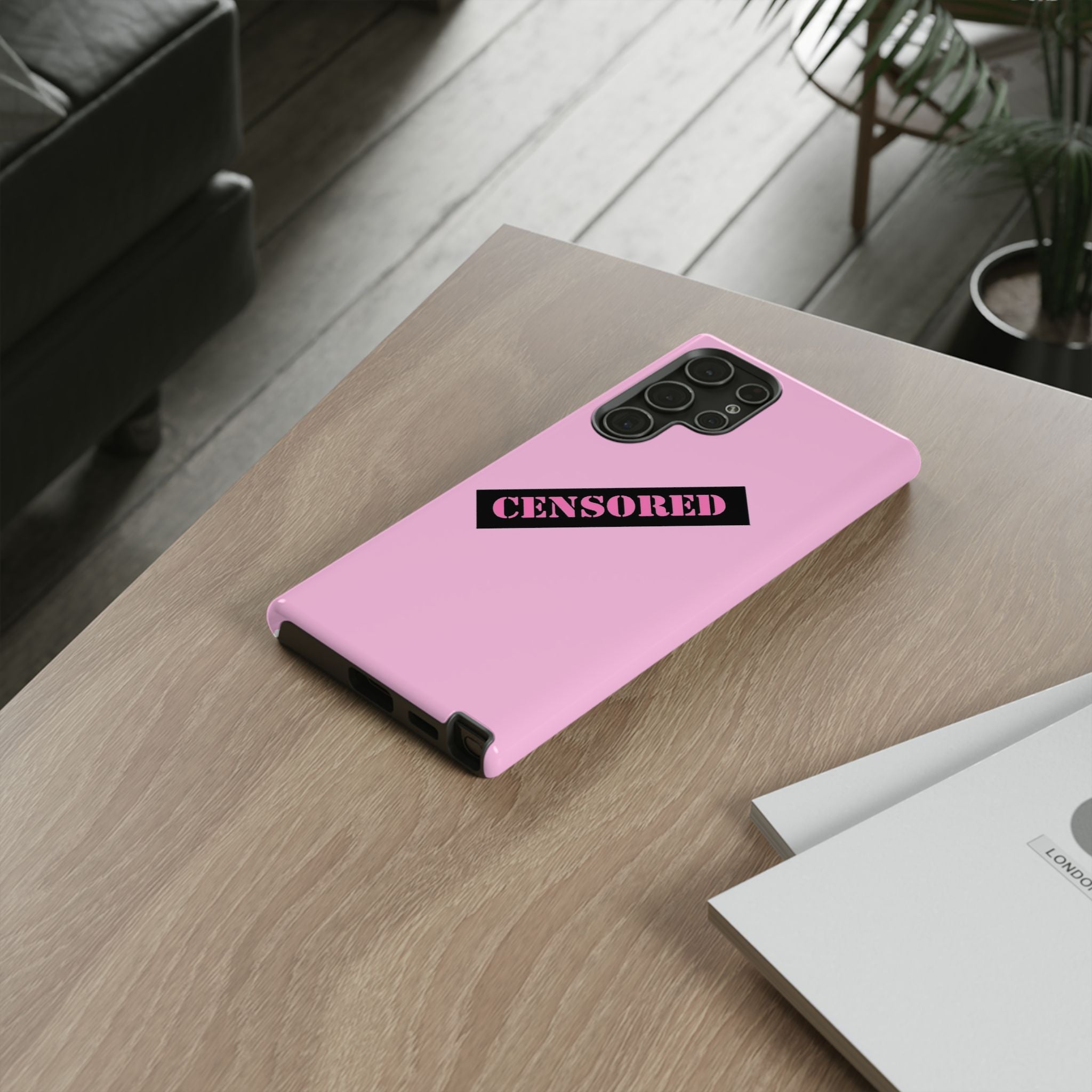 Censored Phone Case - Tough Cases, Cute Phone Cover, Unique Gift, Funny Phone Accessories, Trendy Tech Gear