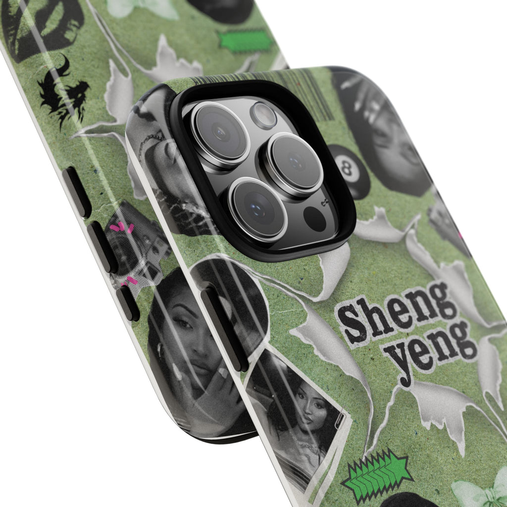 Trendy Phone Case with Unique Black and Green Design, Artistic Phone Cover, Customizable Phone Shell, Vintage Style Case, Gift for [...]
