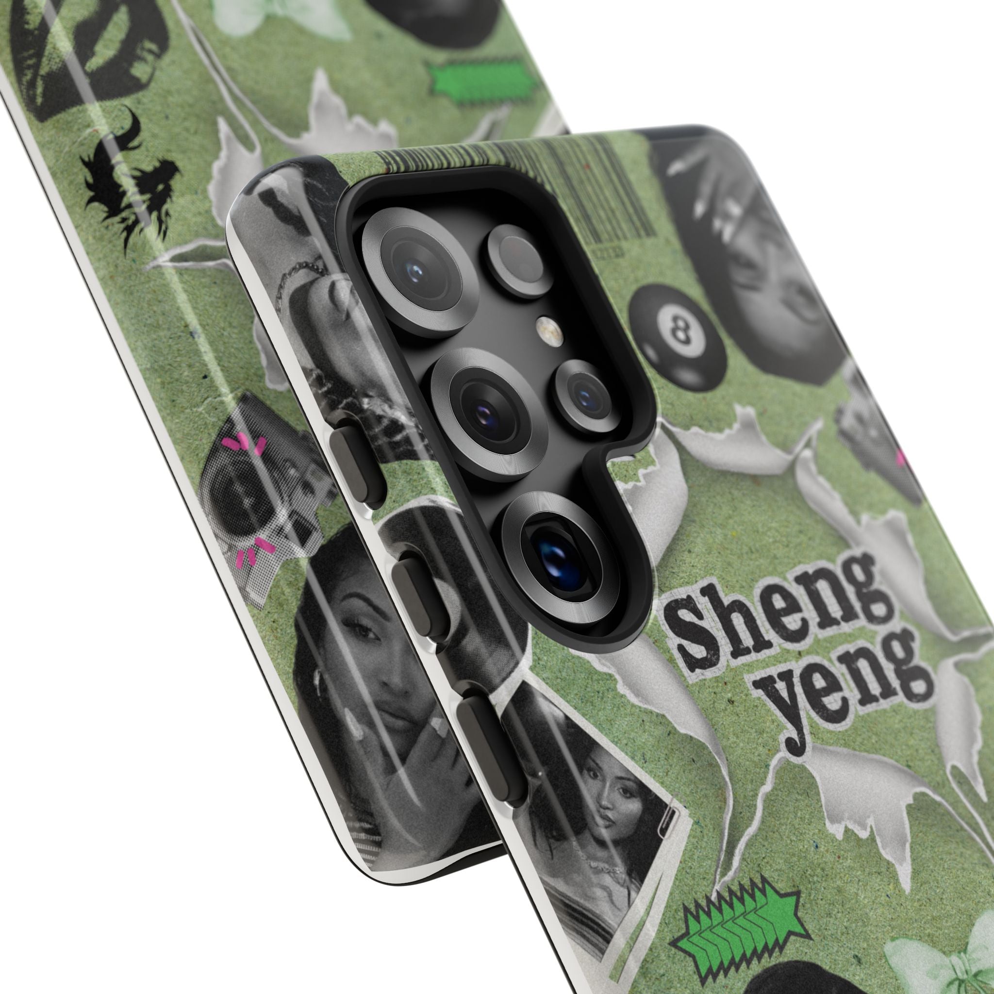 Trendy Phone Case with Unique Black and Green Design, Artistic Phone Cover, Customizable Phone Shell, Vintage Style Case, Gift for [...]