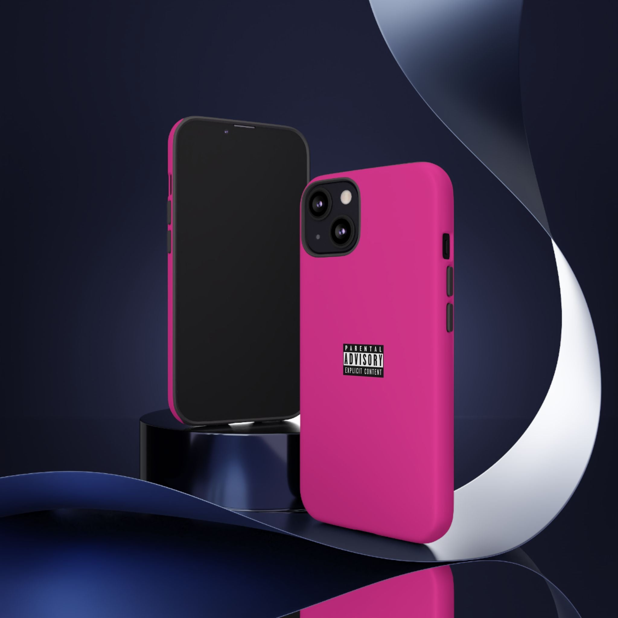 Bold Phone Case, Parental Advisory Phone C'over, Trendy Tech Accessory, Unique Gift for Teens, Vibrant Phone Protection