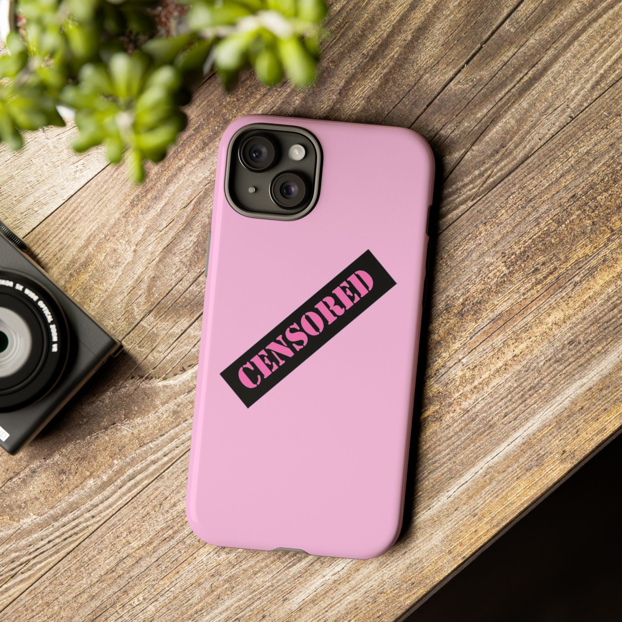 Censored Phone Case - Tough Cases, Cute Phone Cover, Unique Gift, Funny Phone Accessories, Trendy Tech Gear