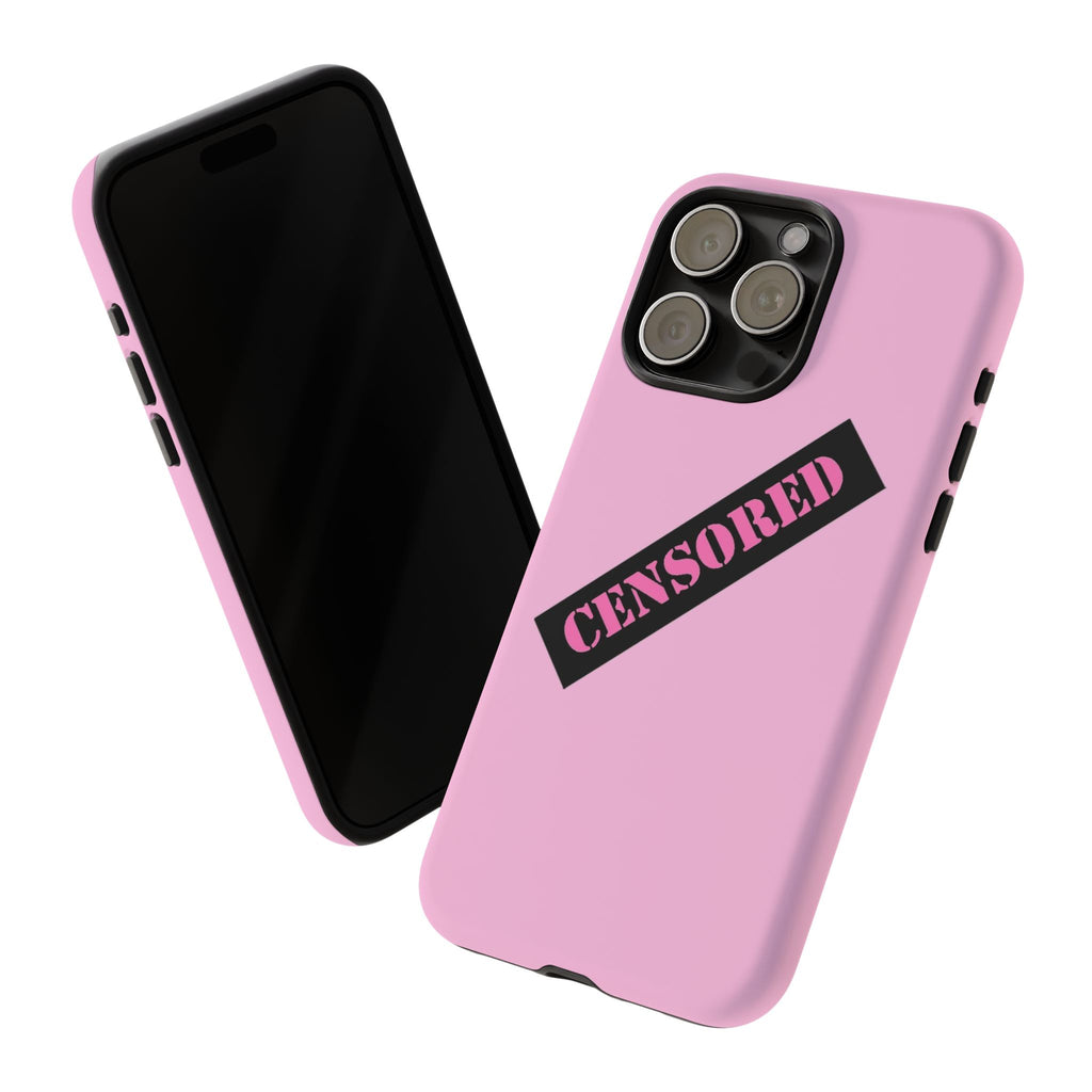 Censored Phone Case - Tough Cases, Cute Phone Cover, Unique Gift, Funny Phone Accessories, Trendy Tech Gear