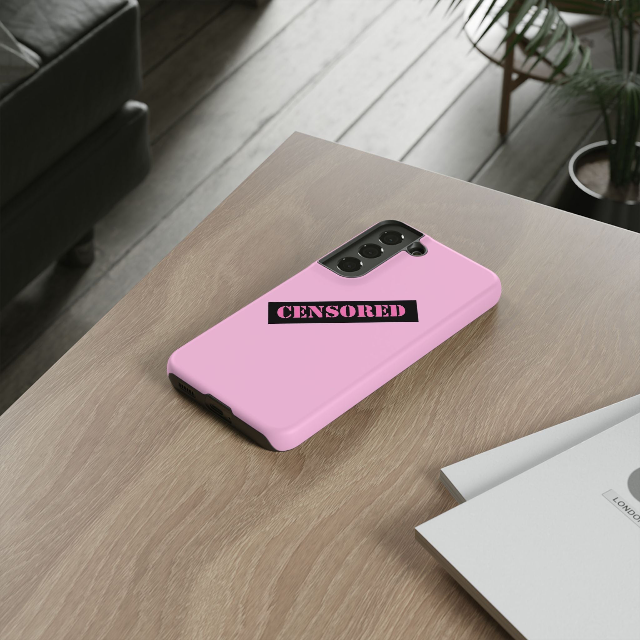 Censored Phone Case - Tough Cases, Cute Phone Cover, Unique Gift, Funny Phone Accessories, Trendy Tech Gear