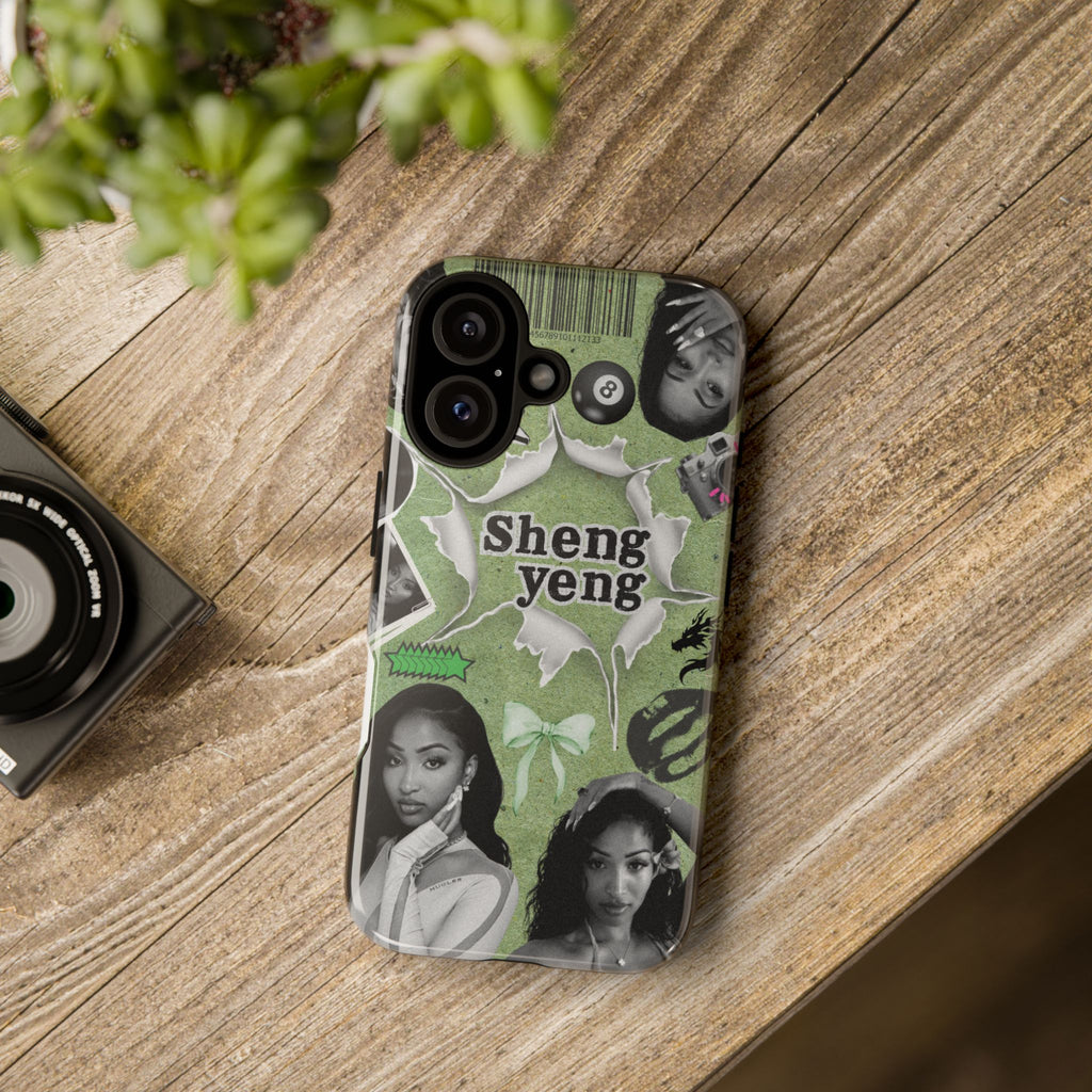 Trendy Phone Case with Unique Black and Green Design, Artistic Phone Cover, Customizable Phone Shell, Vintage Style Case, Gift for [...]