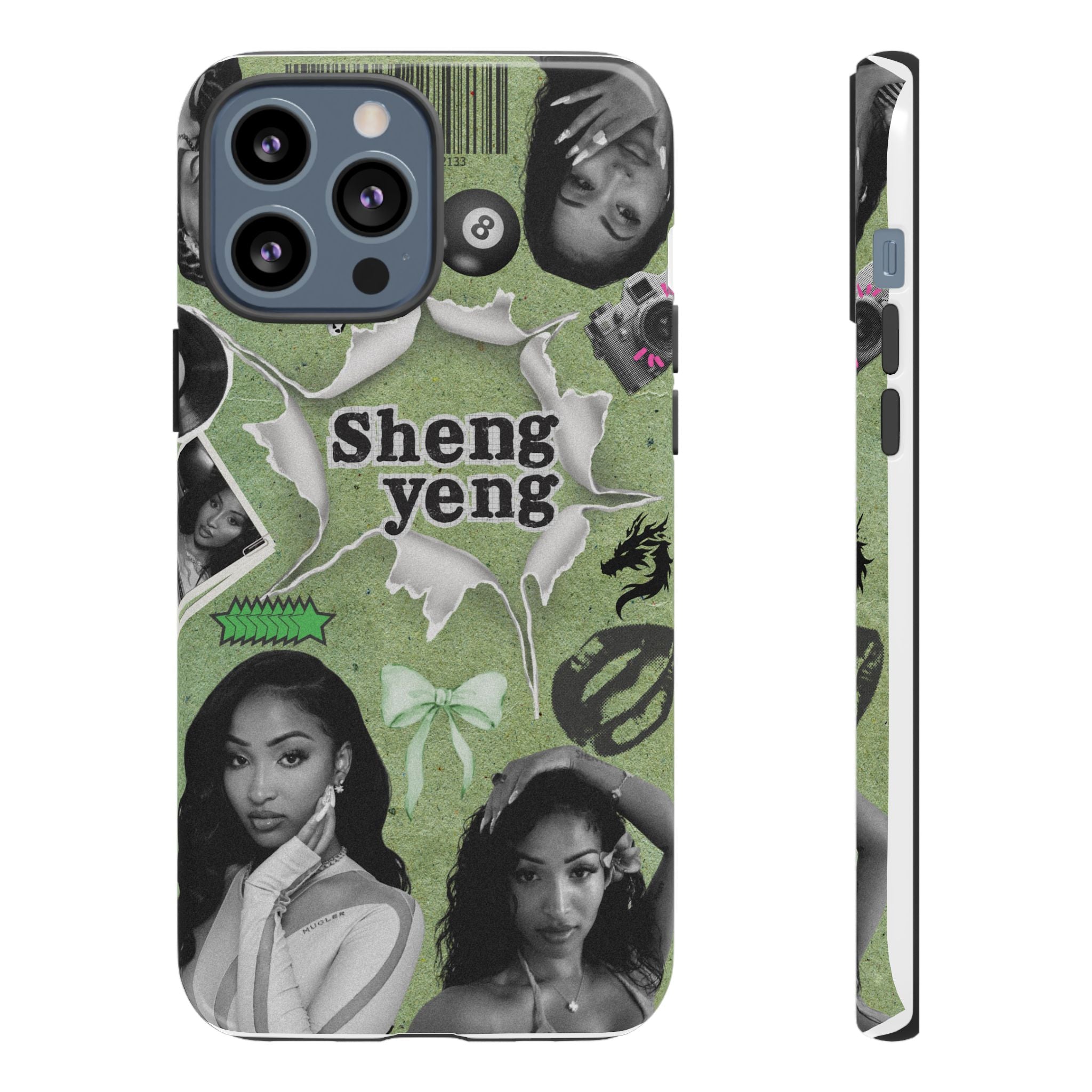 Trendy Phone Case with Unique Black and Green Design, Artistic Phone Cover, Customizable Phone Shell, Vintage Style Case, Gift for [...]