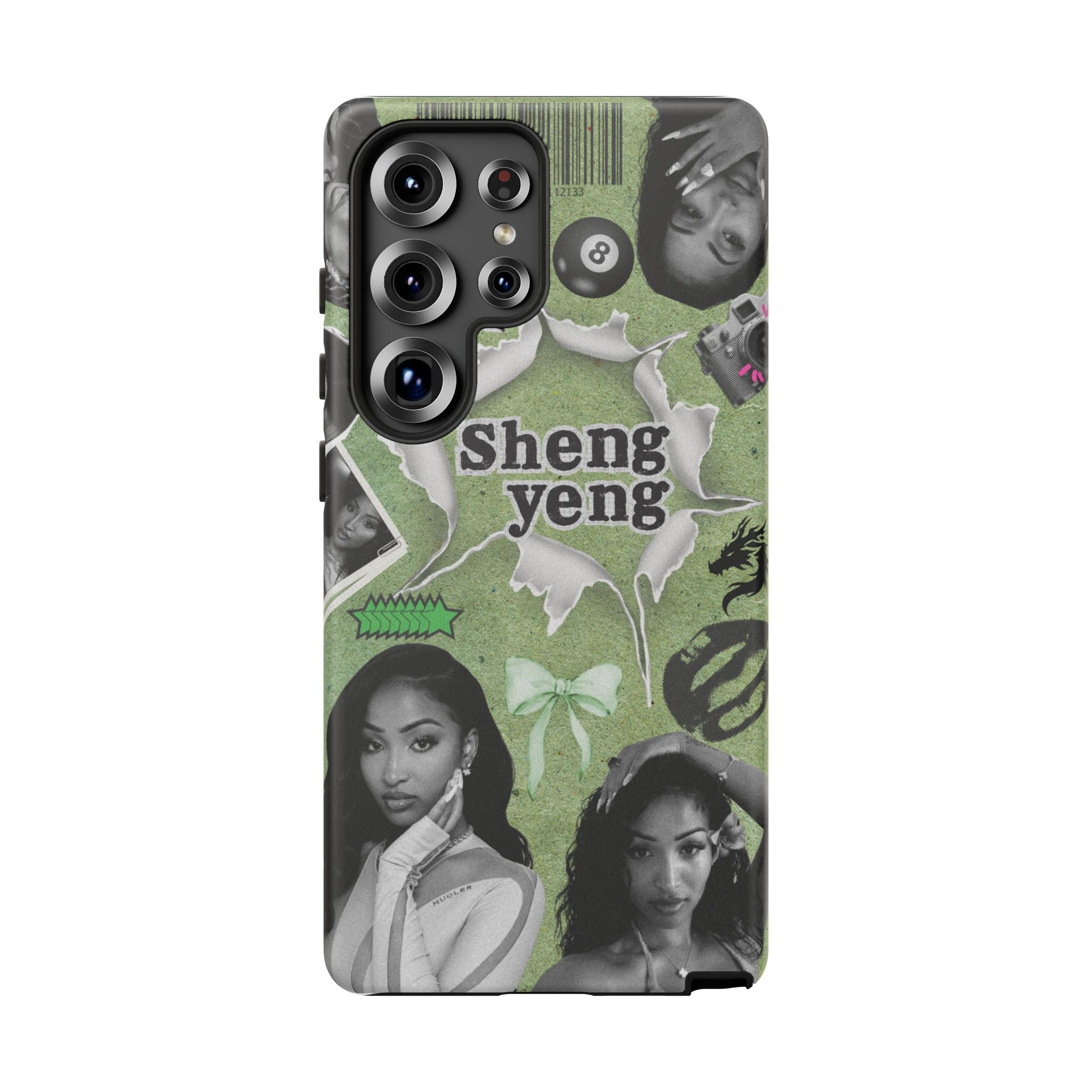 Trendy Phone Case with Unique Black and Green Design, Artistic Phone Cover, Customizable Phone Shell, Vintage Style Case, Gift for [...]