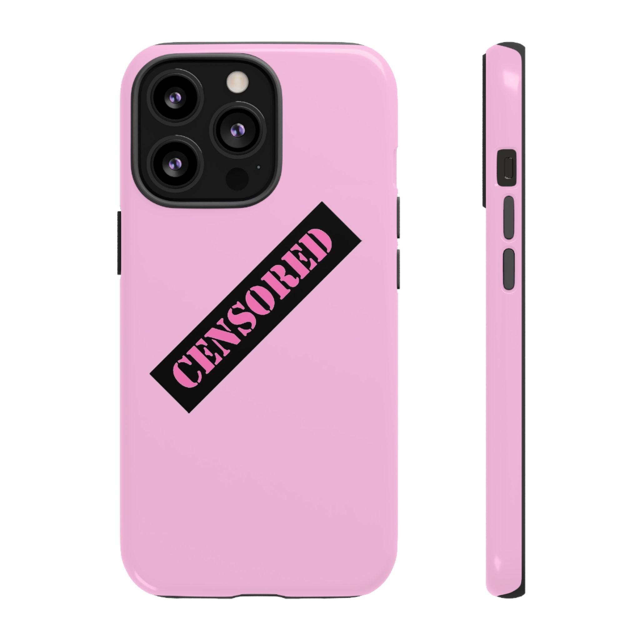 Censored Phone Case - Tough Cases, Cute Phone Cover, Unique Gift, Funny Phone Accessories, Trendy Tech Gear