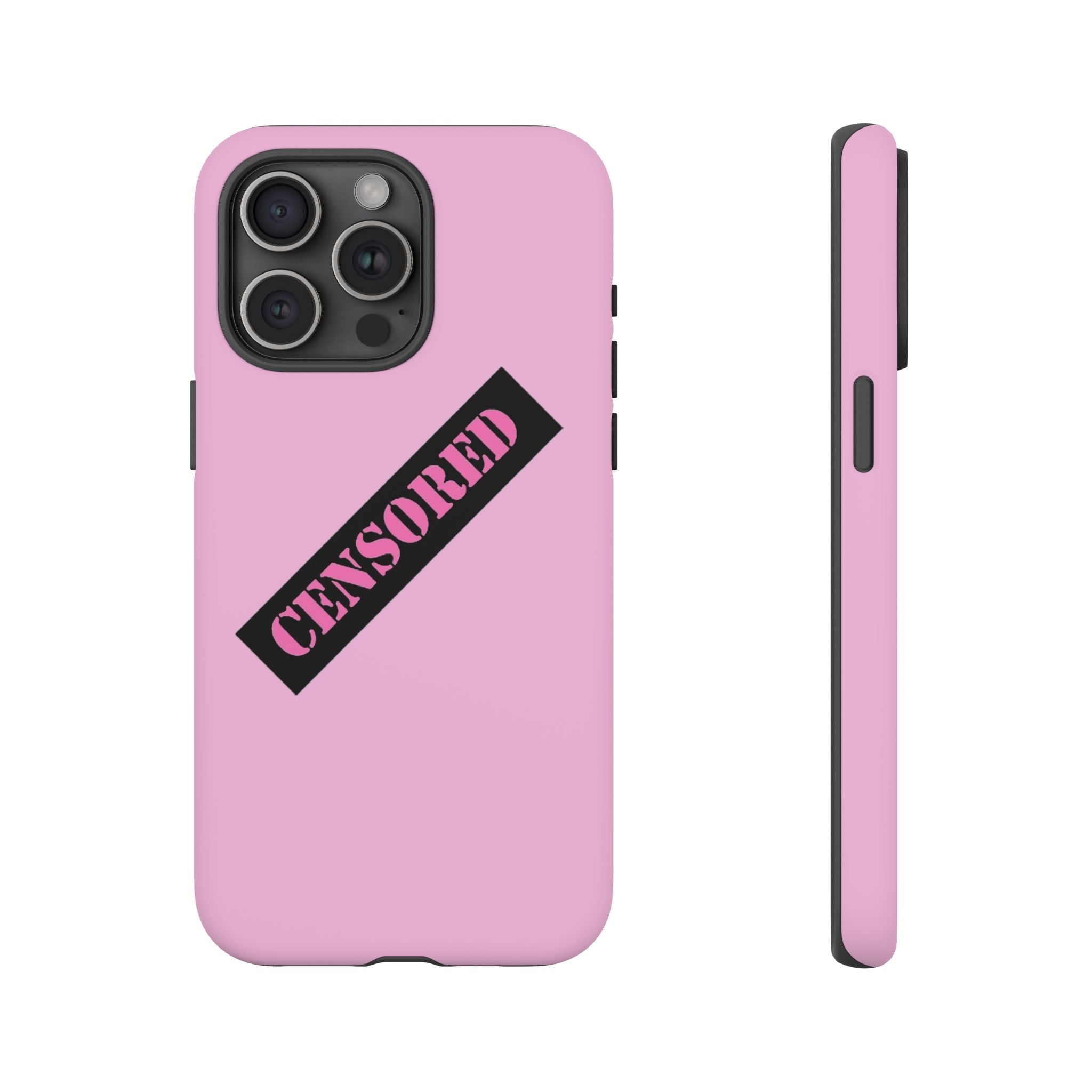 Censored Phone Case - Tough Cases, Cute Phone Cover, Unique Gift, Funny Phone Accessories, Trendy Tech Gear