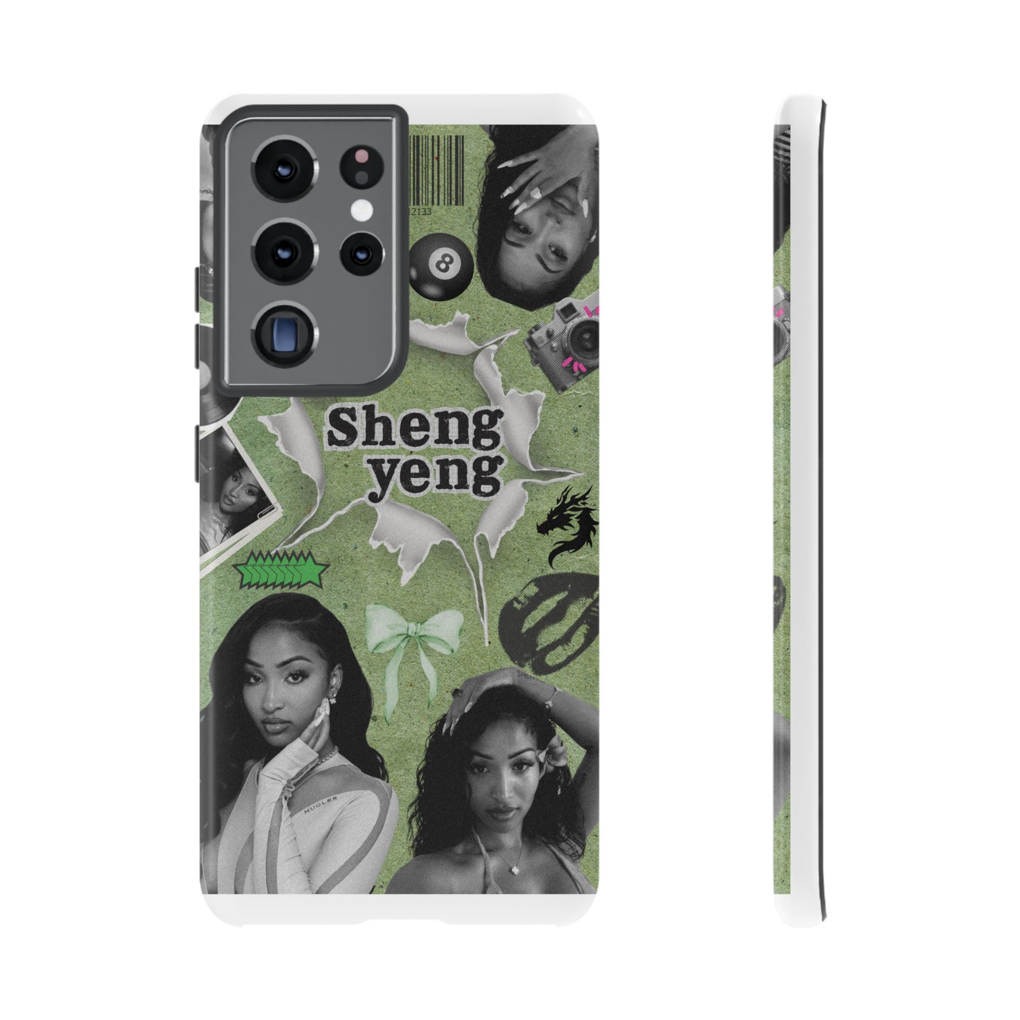 Trendy Phone Case with Unique Black and Green Design, Artistic Phone Cover, Customizable Phone Shell, Vintage Style Case, Gift for [...]