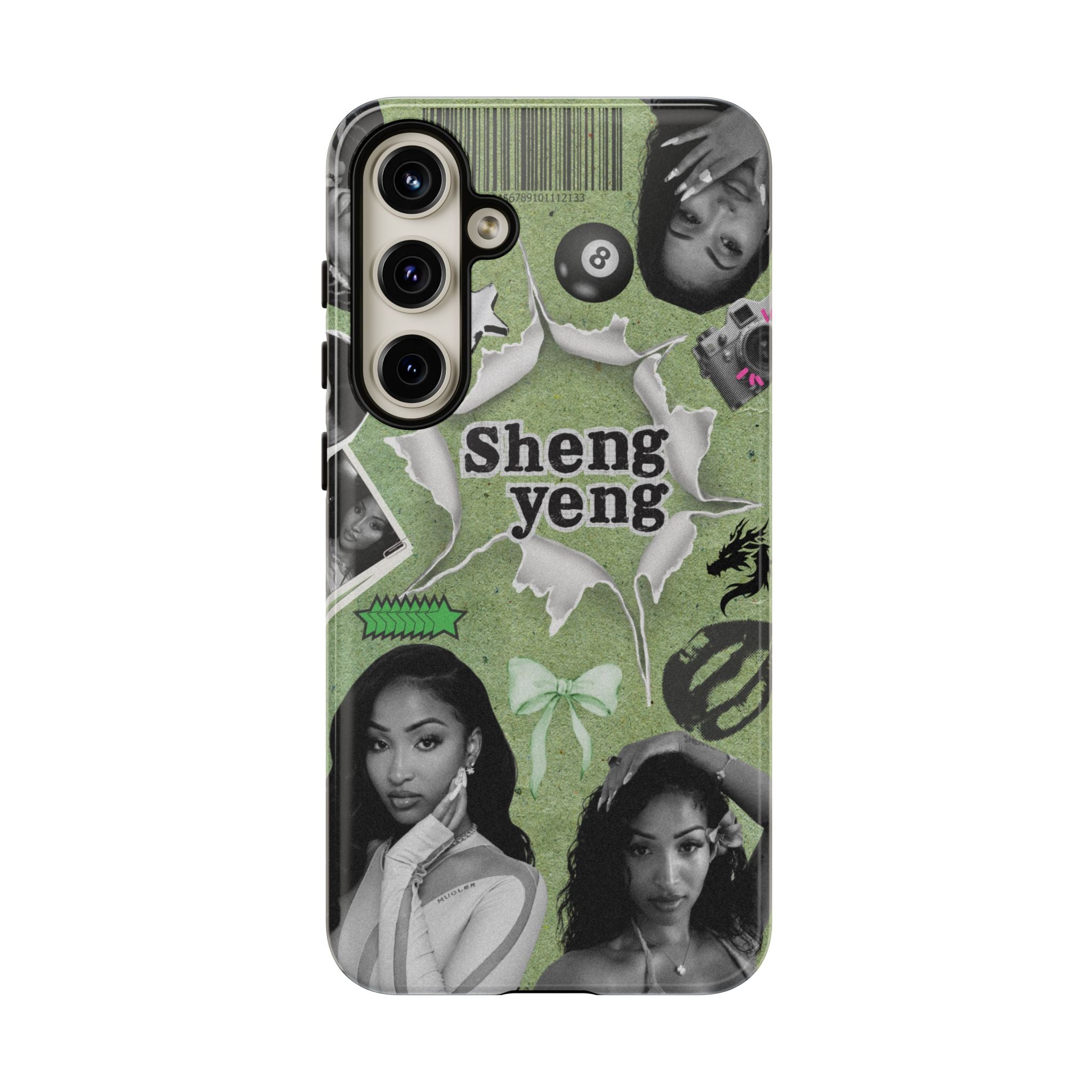 Trendy Phone Case with Unique Black and Green Design, Artistic Phone Cover, Customizable Phone Shell, Vintage Style Case, Gift for [...]