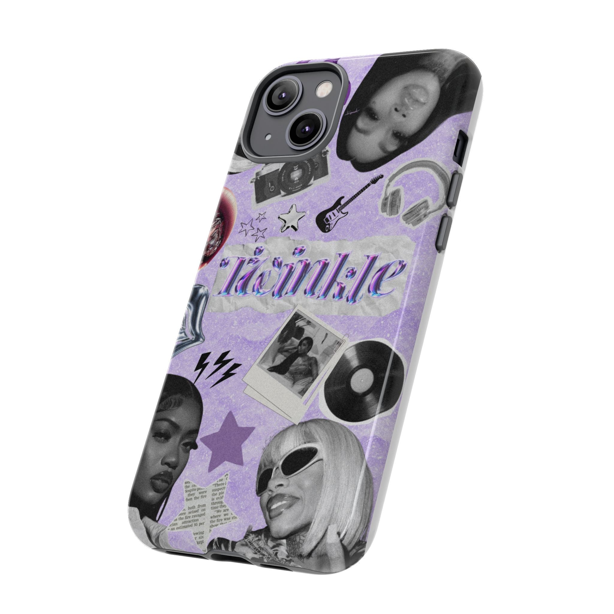 Trendy Phone Case with Retro Design, Cool Phone Cover for Music Lovers, Unique Gift for Teens, Birthday Gift, Stylish Accessories