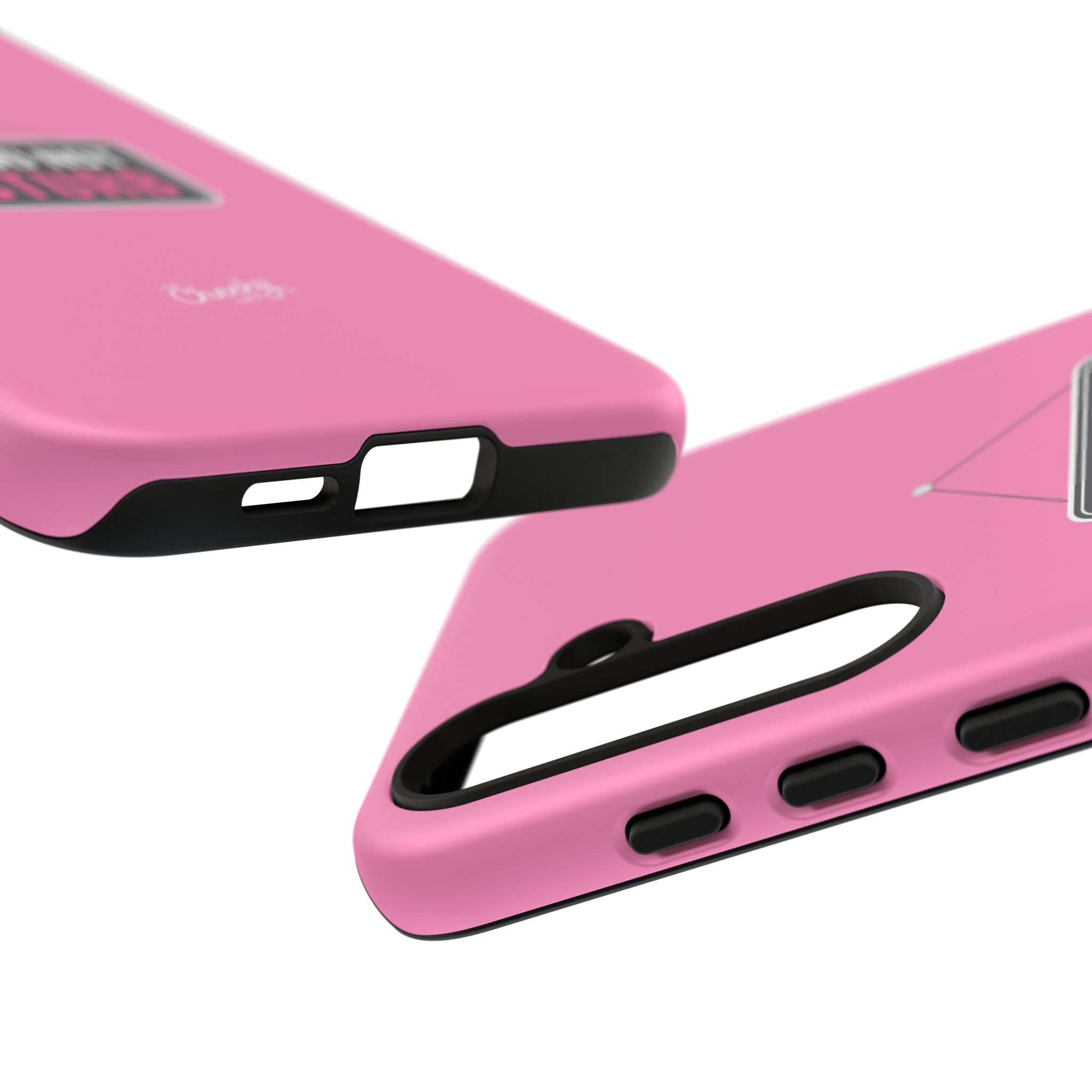 Do Not Disturb Phone Case, Cute Tough Case, Gift for Her, Motivational Tech Accessory, Pink Phone Cover with Attitude