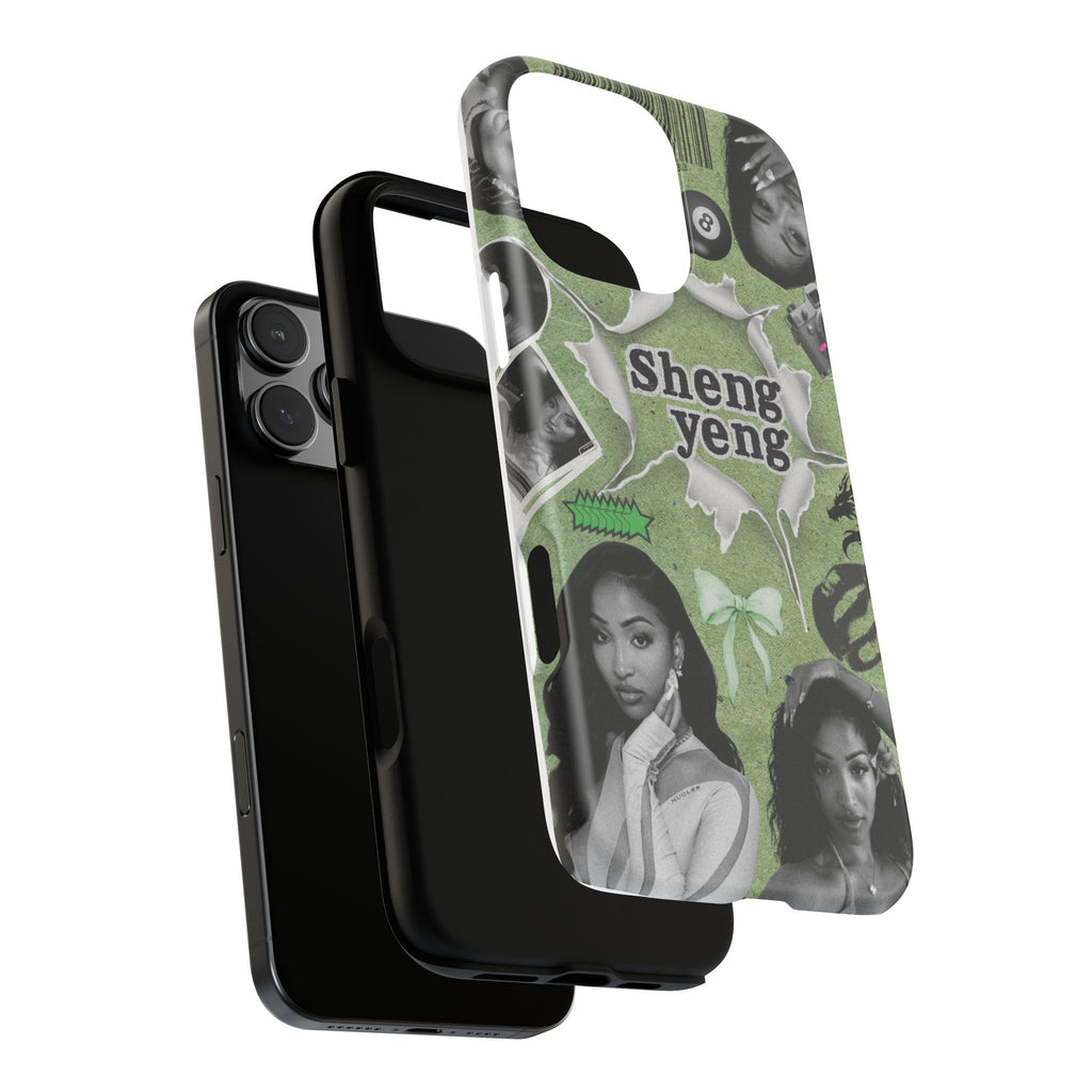 Trendy Phone Case with Unique Black and Green Design, Artistic Phone Cover, Customizable Phone Shell, Vintage Style Case, Gift for [...]