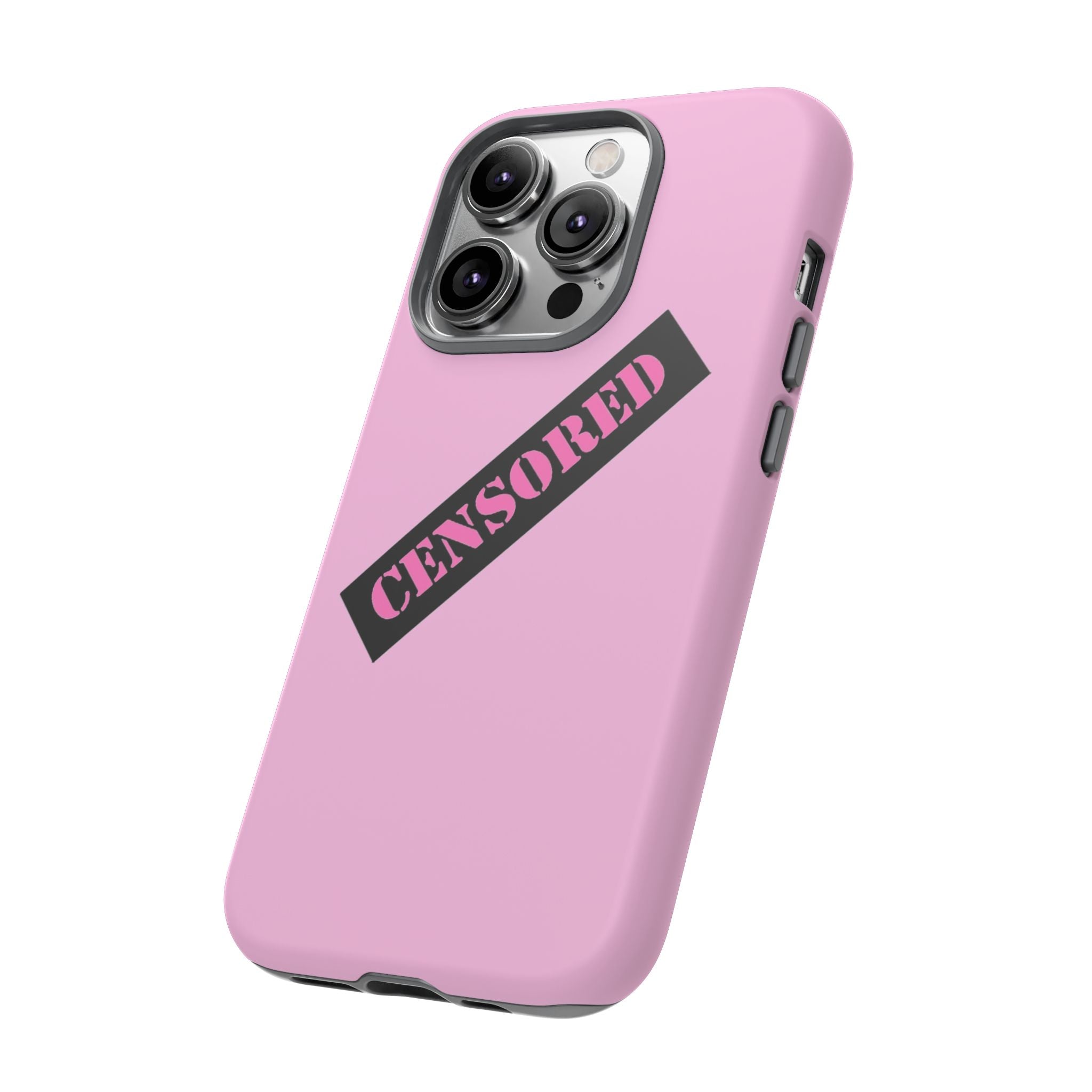Censored Phone Case - Tough Cases, Cute Phone Cover, Unique Gift, Funny Phone Accessories, Trendy Tech Gear