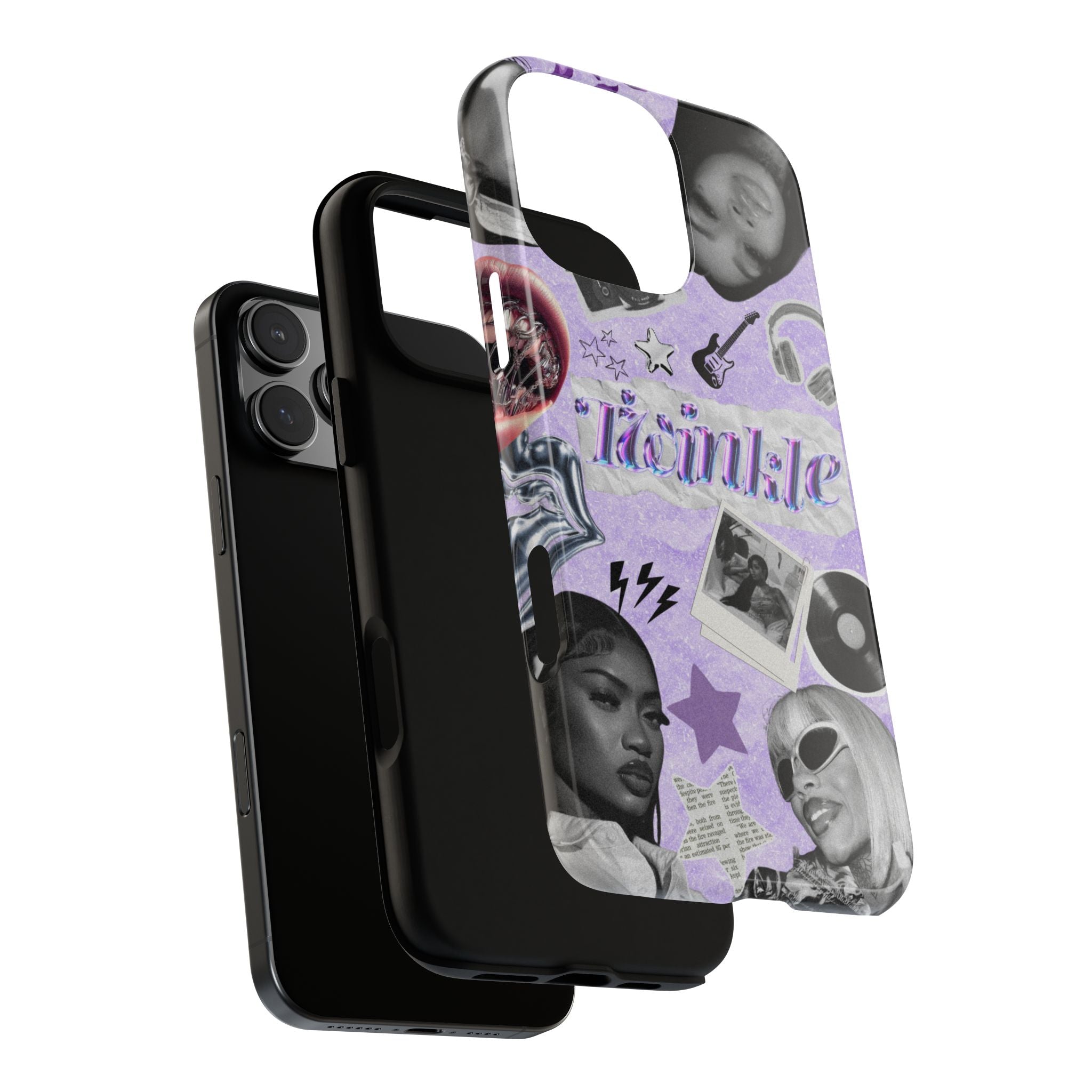 Trendy Phone Case with Retro Design, Cool Phone Cover for Music Lovers, Unique Gift for Teens, Birthday Gift, Stylish Accessories