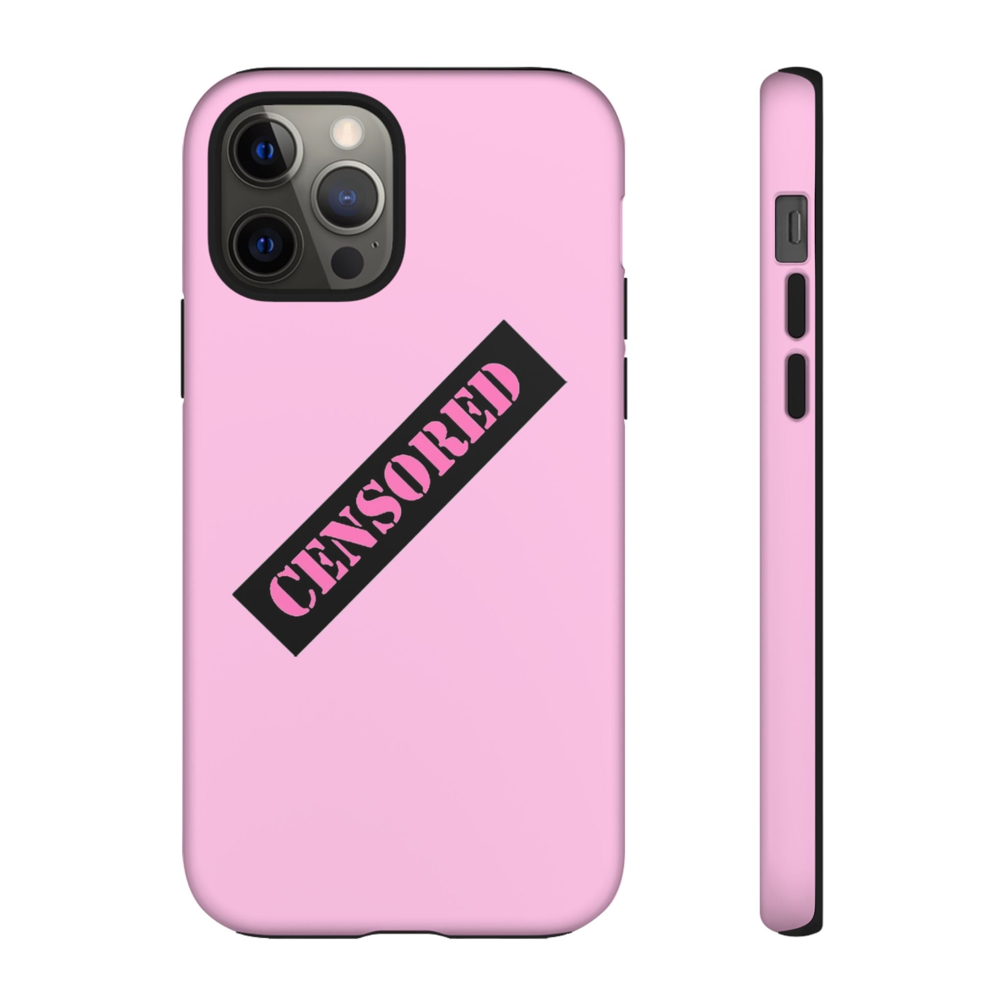Censored Phone Case - Tough Cases, Cute Phone Cover, Unique Gift, Funny Phone Accessories, Trendy Tech Gear