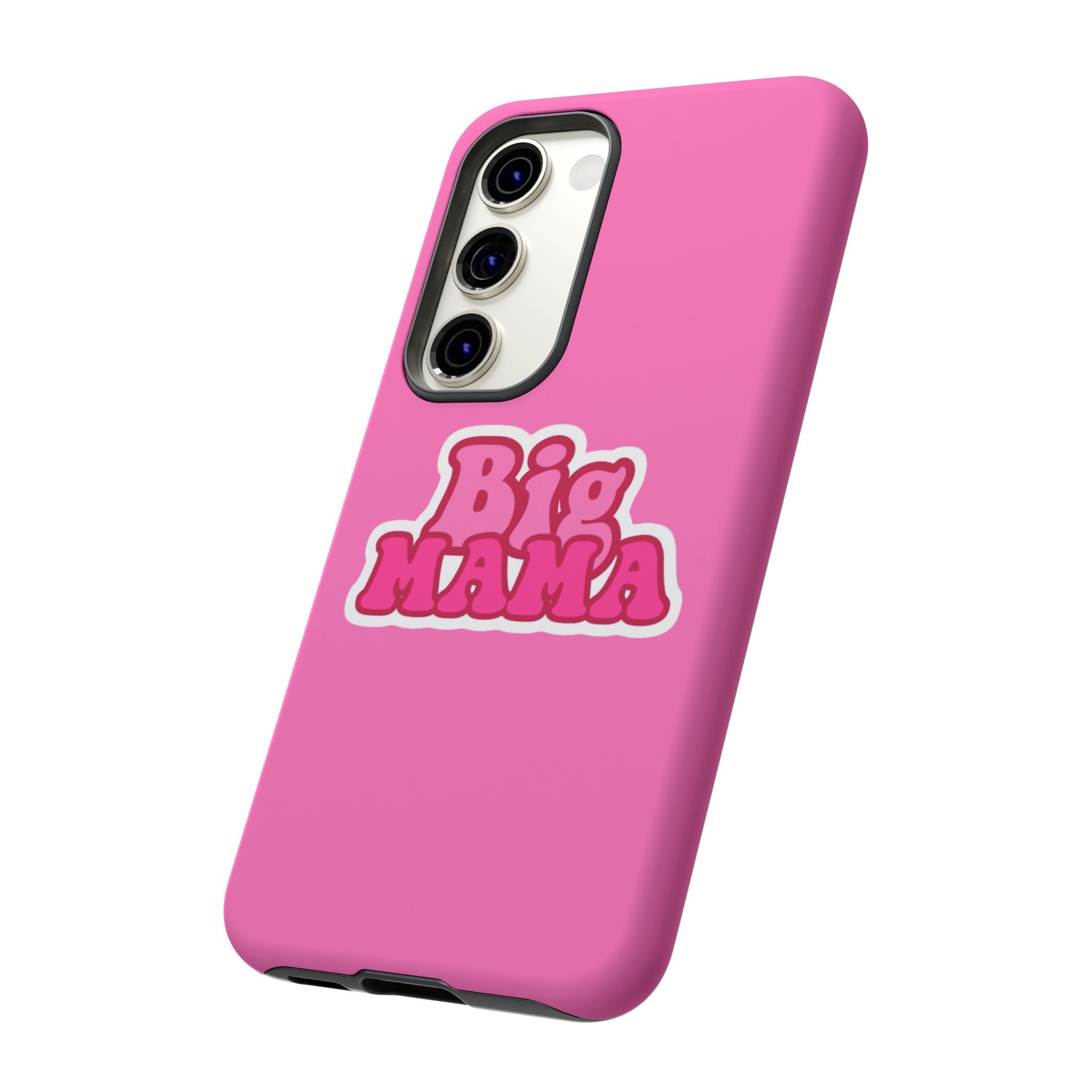 Big Mama Phone Case - Cute Pink Tough Case for Moms, Fun Gift for Mother's Day, Stylish Phone Cover, Unique Smartphone Accessory