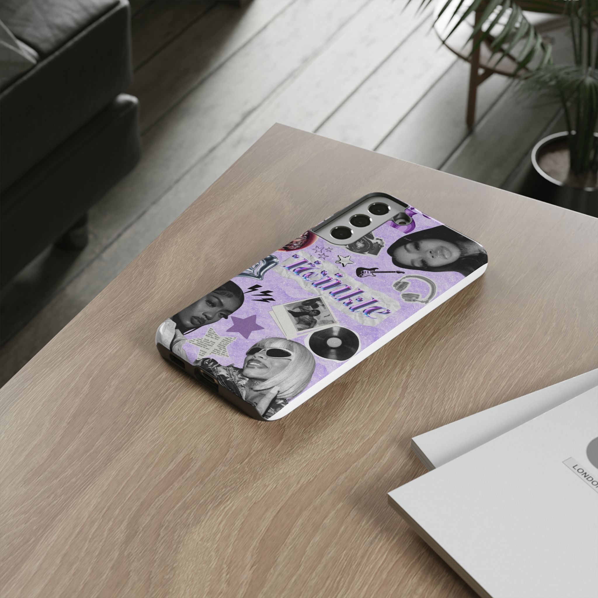 Trendy Phone Case with Retro Design, Cool Phone Cover for Music Lovers, Unique Gift for Teens, Birthday Gift, Stylish Accessories