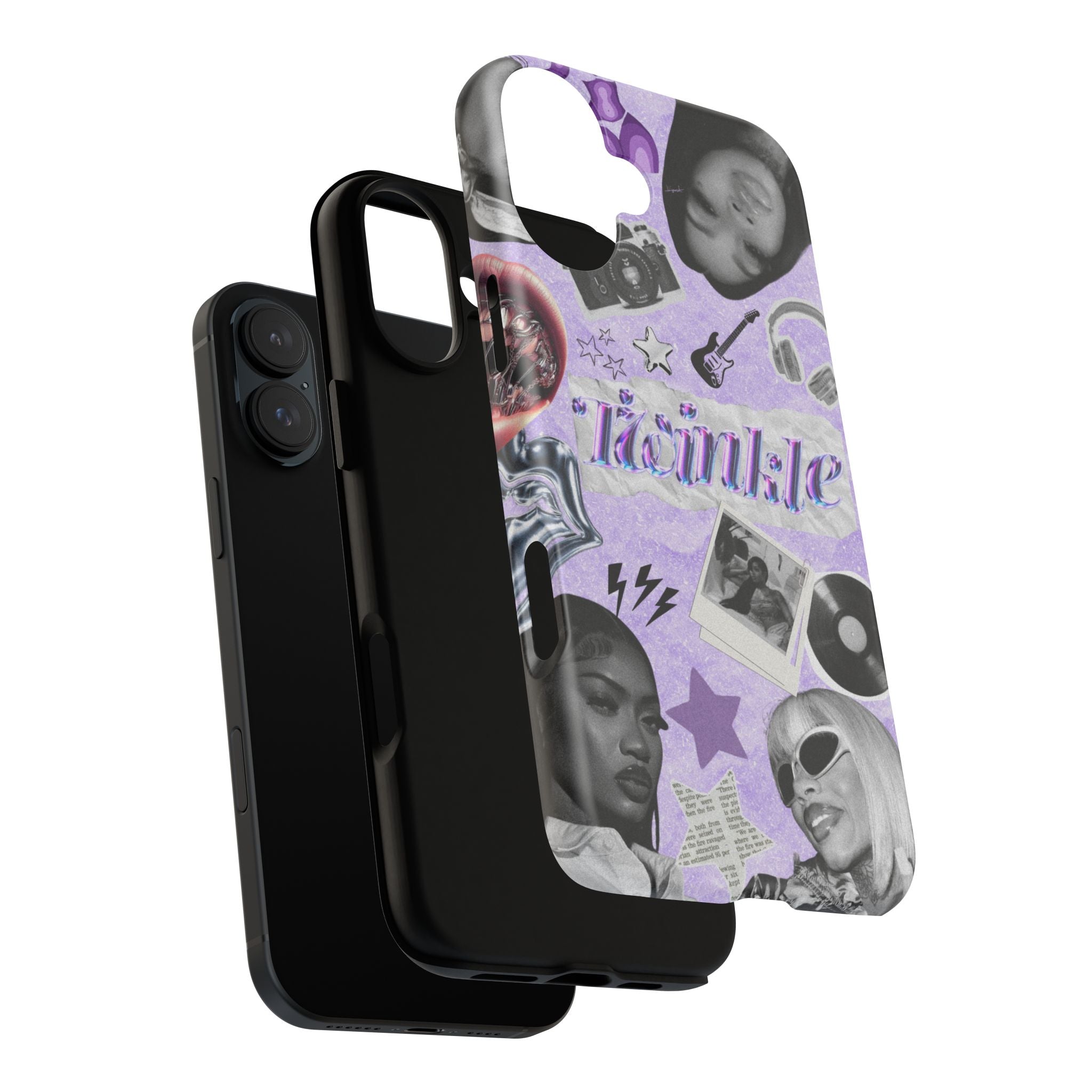 Trendy Phone Case with Retro Design, Cool Phone Cover for Music Lovers, Unique Gift for Teens, Birthday Gift, Stylish Accessories