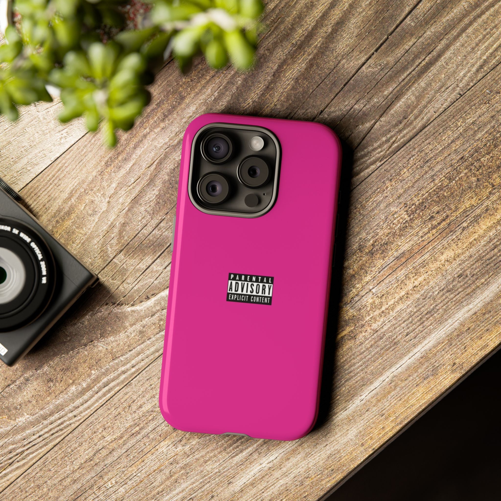 Bold Phone Case, Parental Advisory Phone C'over, Trendy Tech Accessory, Unique Gift for Teens, Vibrant Phone Protection