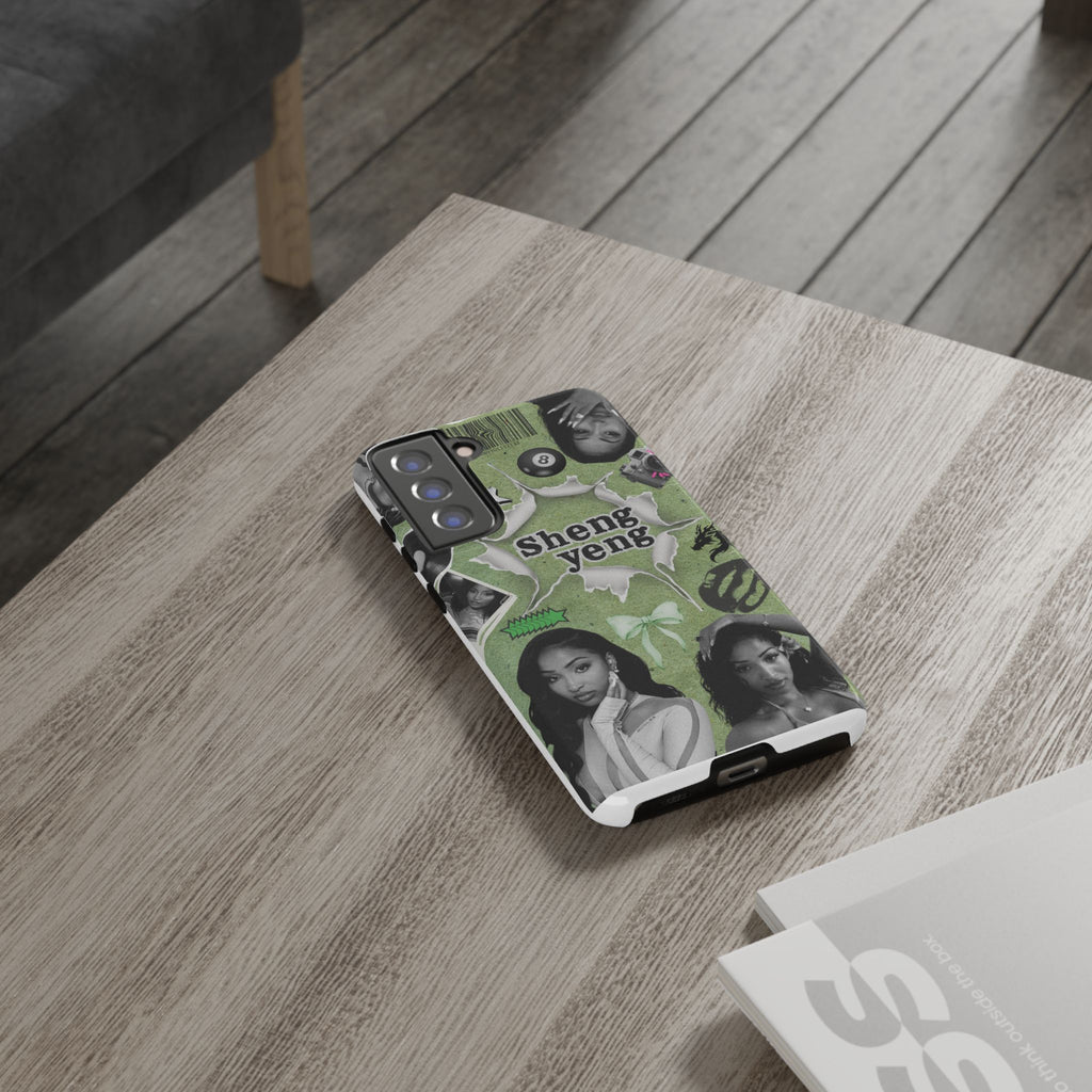 Trendy Phone Case with Unique Black and Green Design, Artistic Phone Cover, Customizable Phone Shell, Vintage Style Case, Gift for [...]