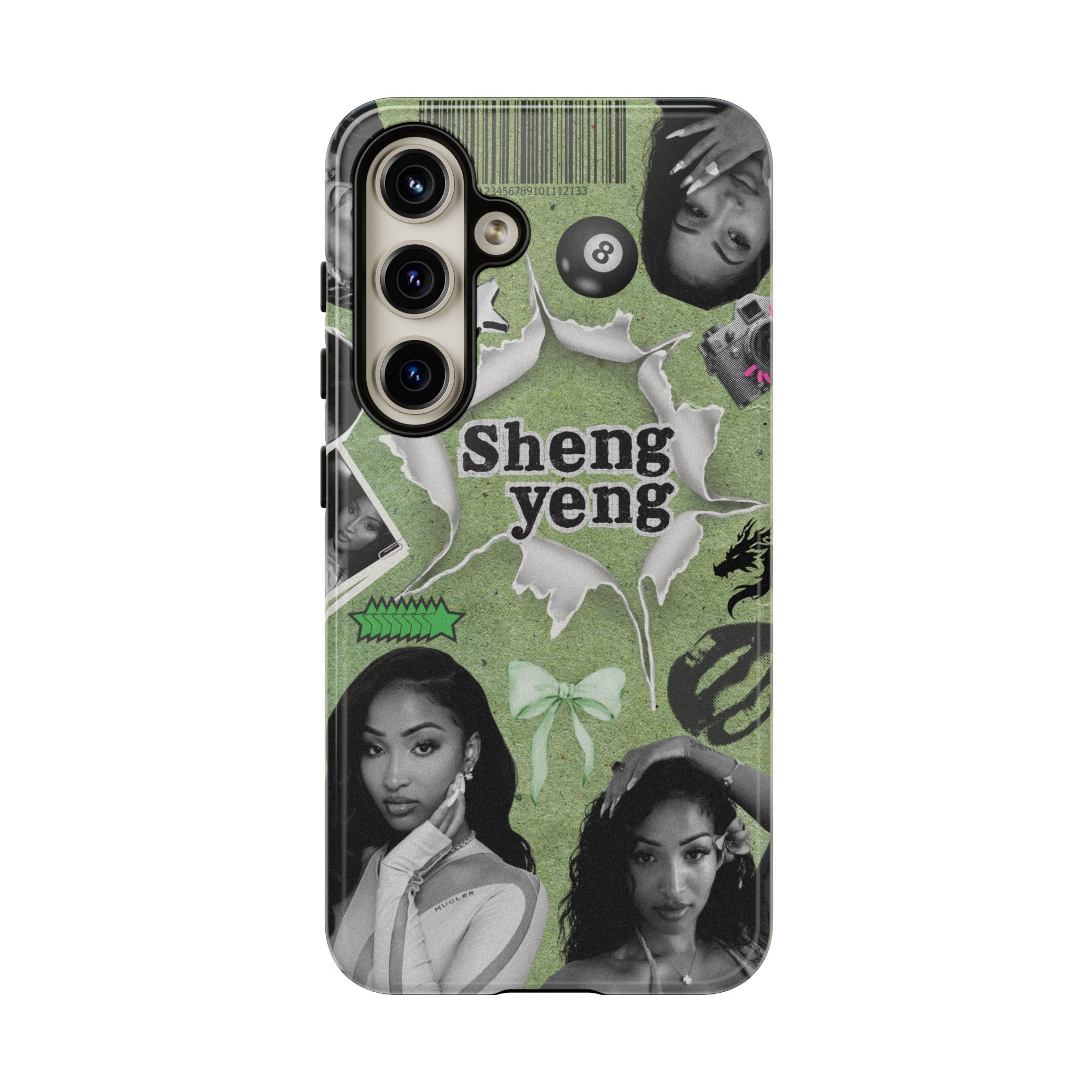 Trendy Phone Case with Unique Black and Green Design, Artistic Phone Cover, Customizable Phone Shell, Vintage Style Case, Gift for [...]