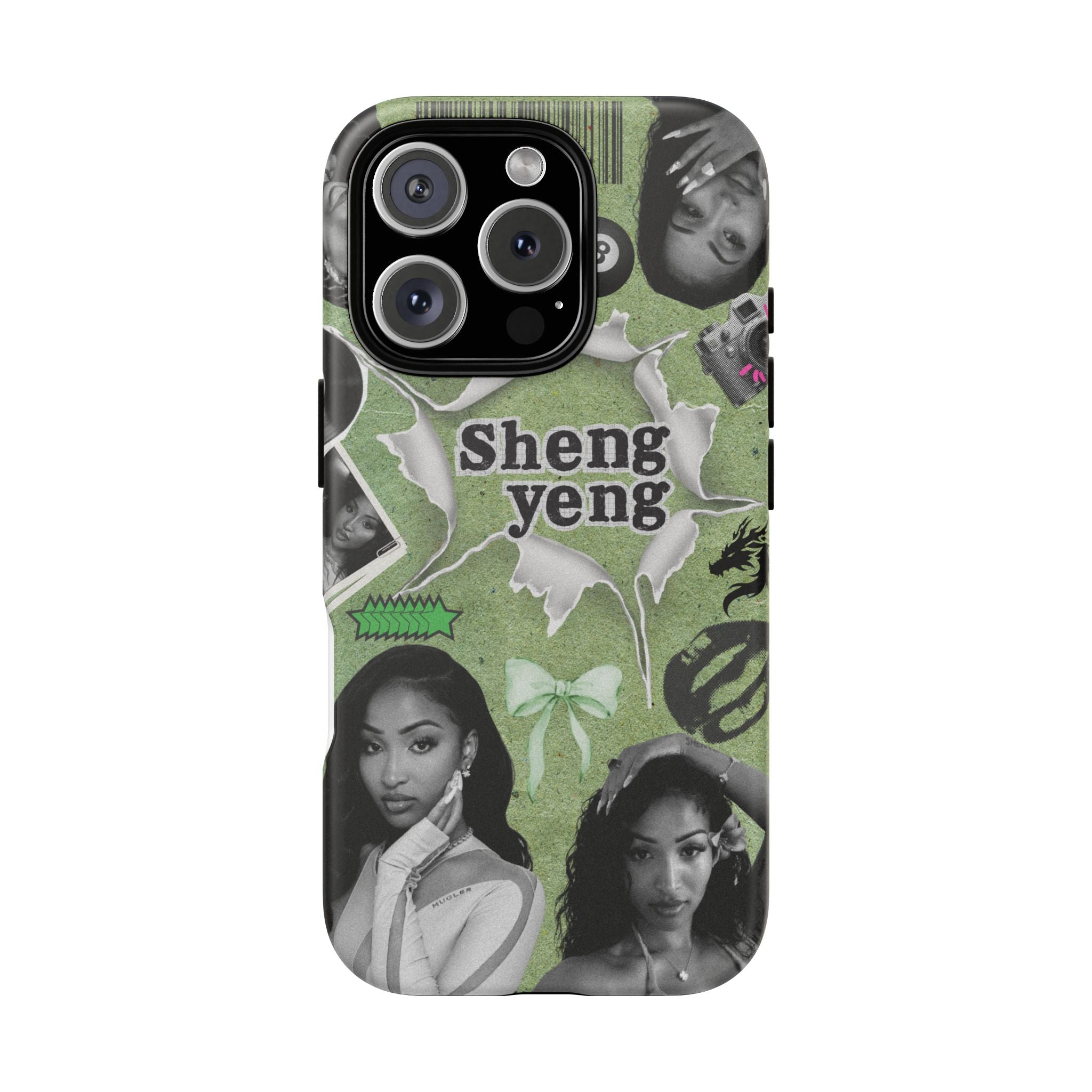Trendy Phone Case with Unique Black and Green Design, Artistic Phone Cover, Customizable Phone Shell, Vintage Style Case, Gift for [...]