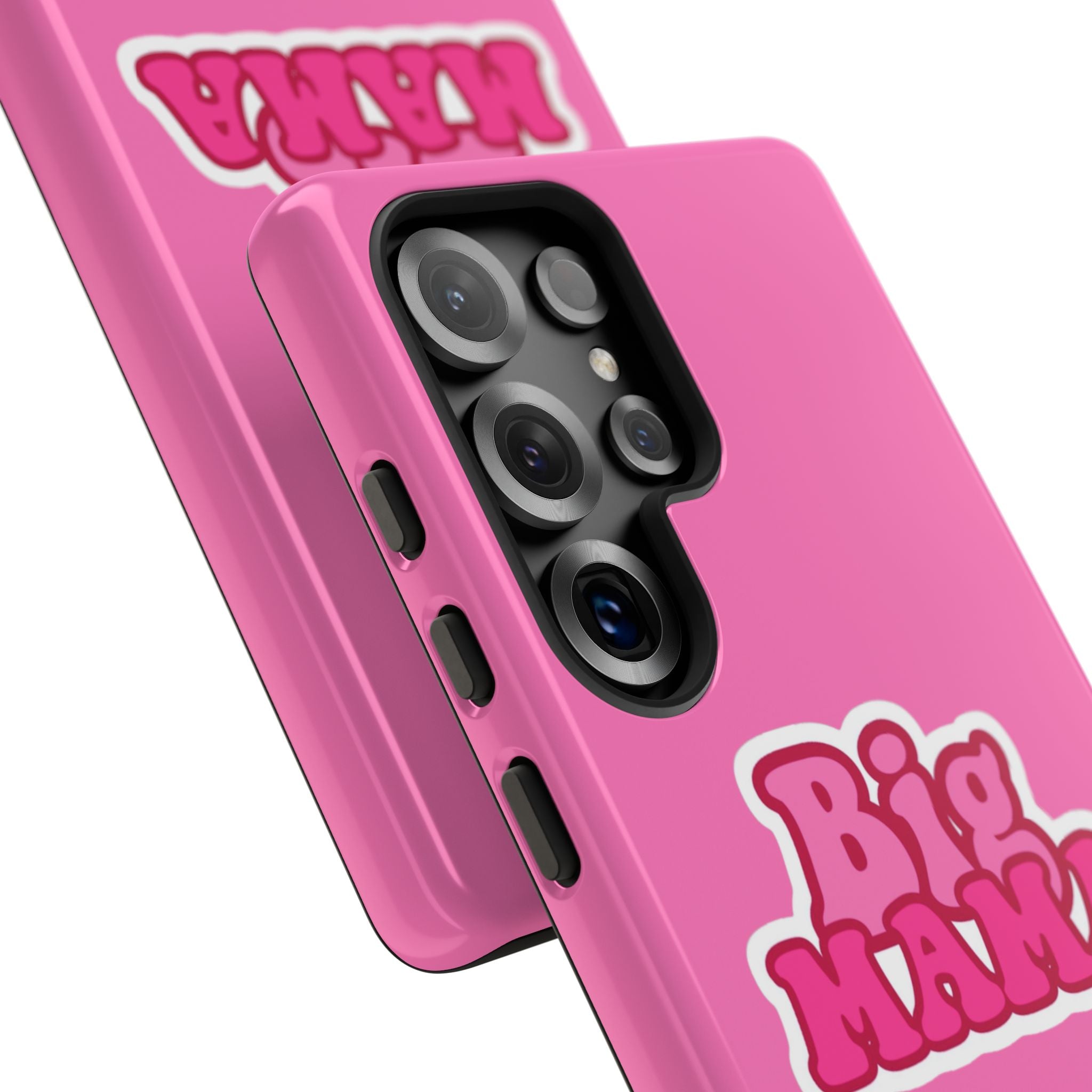 Big Mama Phone Case - Cute Pink Tough Case for Moms, Fun Gift for Mother's Day, Stylish Phone Cover, Unique Smartphone Accessory