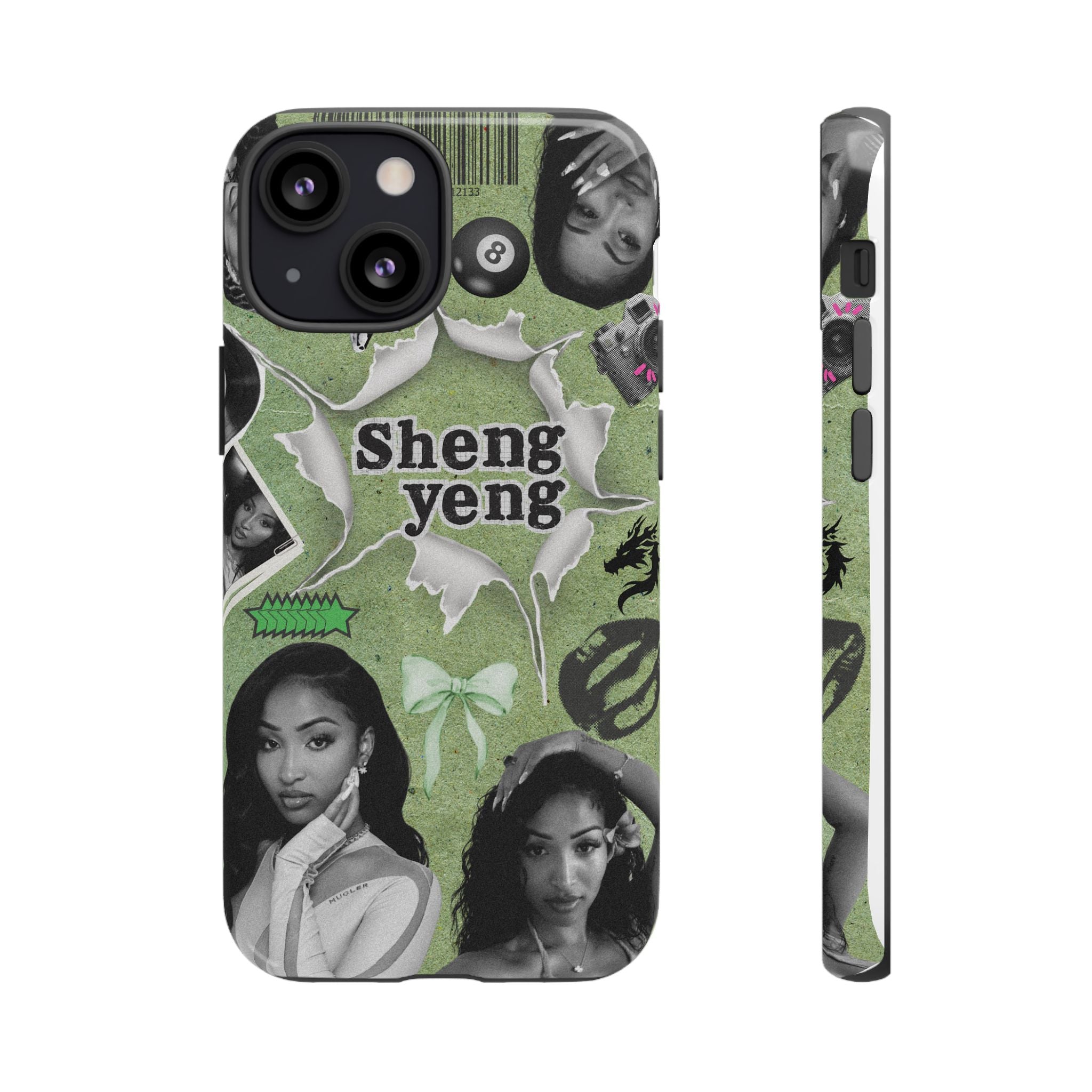 Trendy Phone Case with Unique Black and Green Design, Artistic Phone Cover, Customizable Phone Shell, Vintage Style Case, Gift for [...]