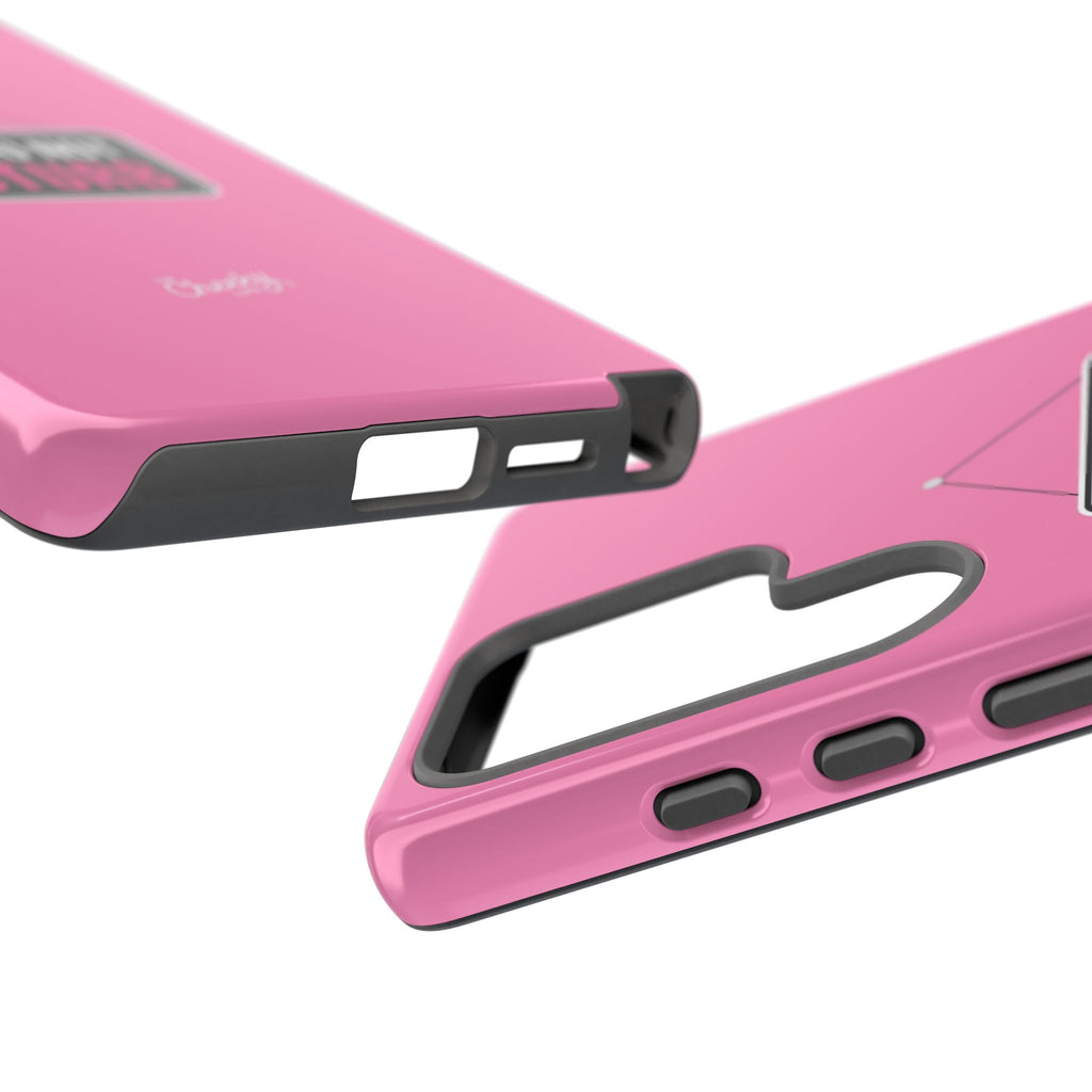 Do Not Disturb Phone Case, Cute Tough Case, Gift for Her, Motivational Tech Accessory, Pink Phone Cover with Attitude