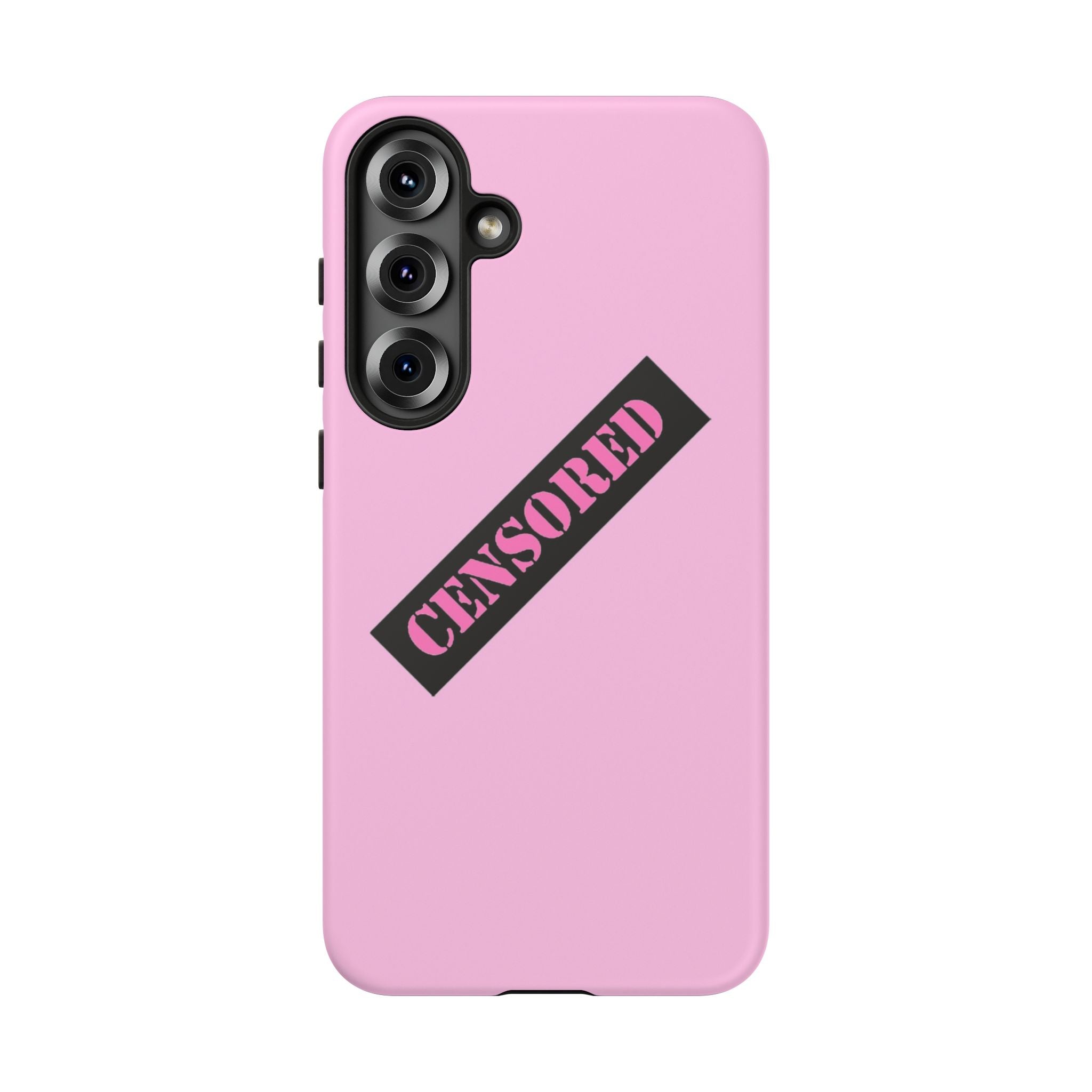 Censored Phone Case - Tough Cases, Cute Phone Cover, Unique Gift, Funny Phone Accessories, Trendy Tech Gear
