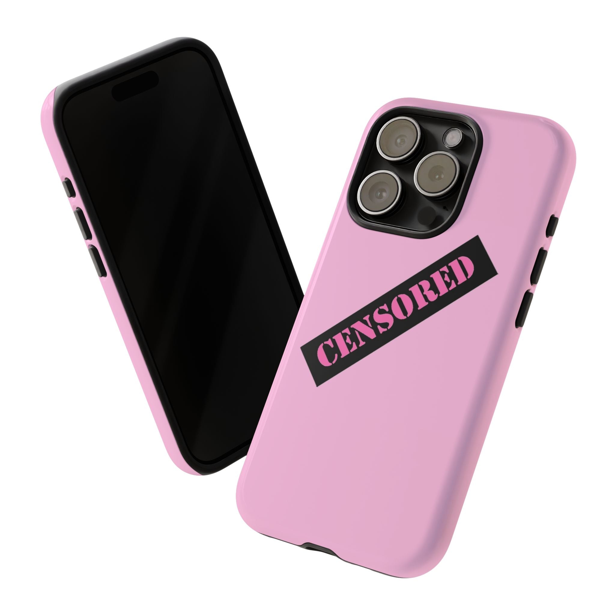 Censored Phone Case - Tough Cases, Cute Phone Cover, Unique Gift, Funny Phone Accessories, Trendy Tech Gear