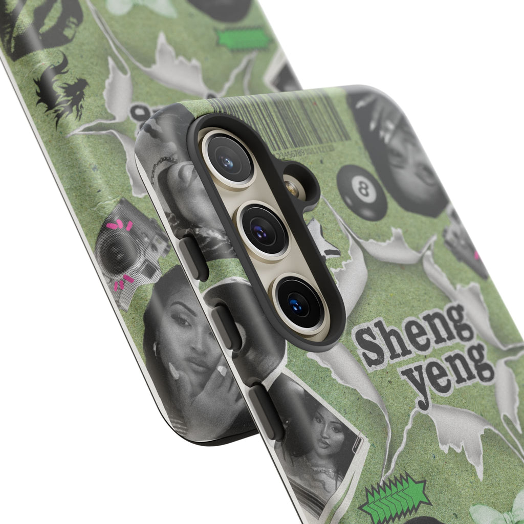 Trendy Phone Case with Unique Black and Green Design, Artistic Phone Cover, Customizable Phone Shell, Vintage Style Case, Gift for [...]