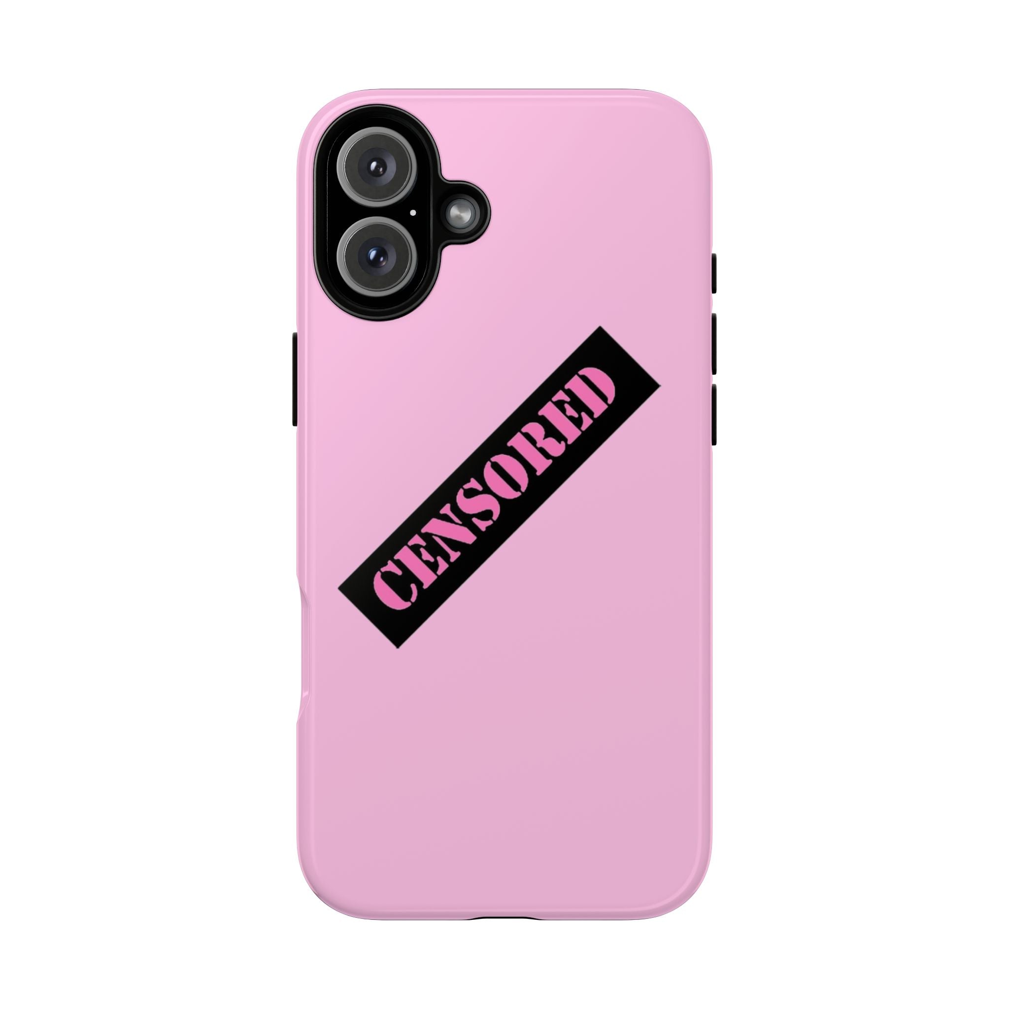 Censored Phone Case - Tough Cases, Cute Phone Cover, Unique Gift, Funny Phone Accessories, Trendy Tech Gear