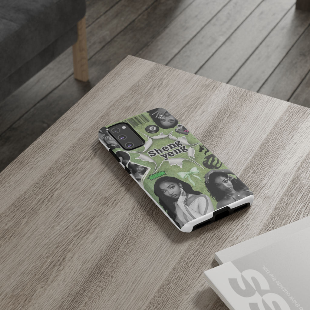 Trendy Phone Case with Unique Black and Green Design, Artistic Phone Cover, Customizable Phone Shell, Vintage Style Case, Gift for [...]