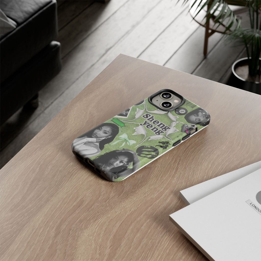 Trendy Phone Case with Unique Black and Green Design, Artistic Phone Cover, Customizable Phone Shell, Vintage Style Case, Gift for [...]