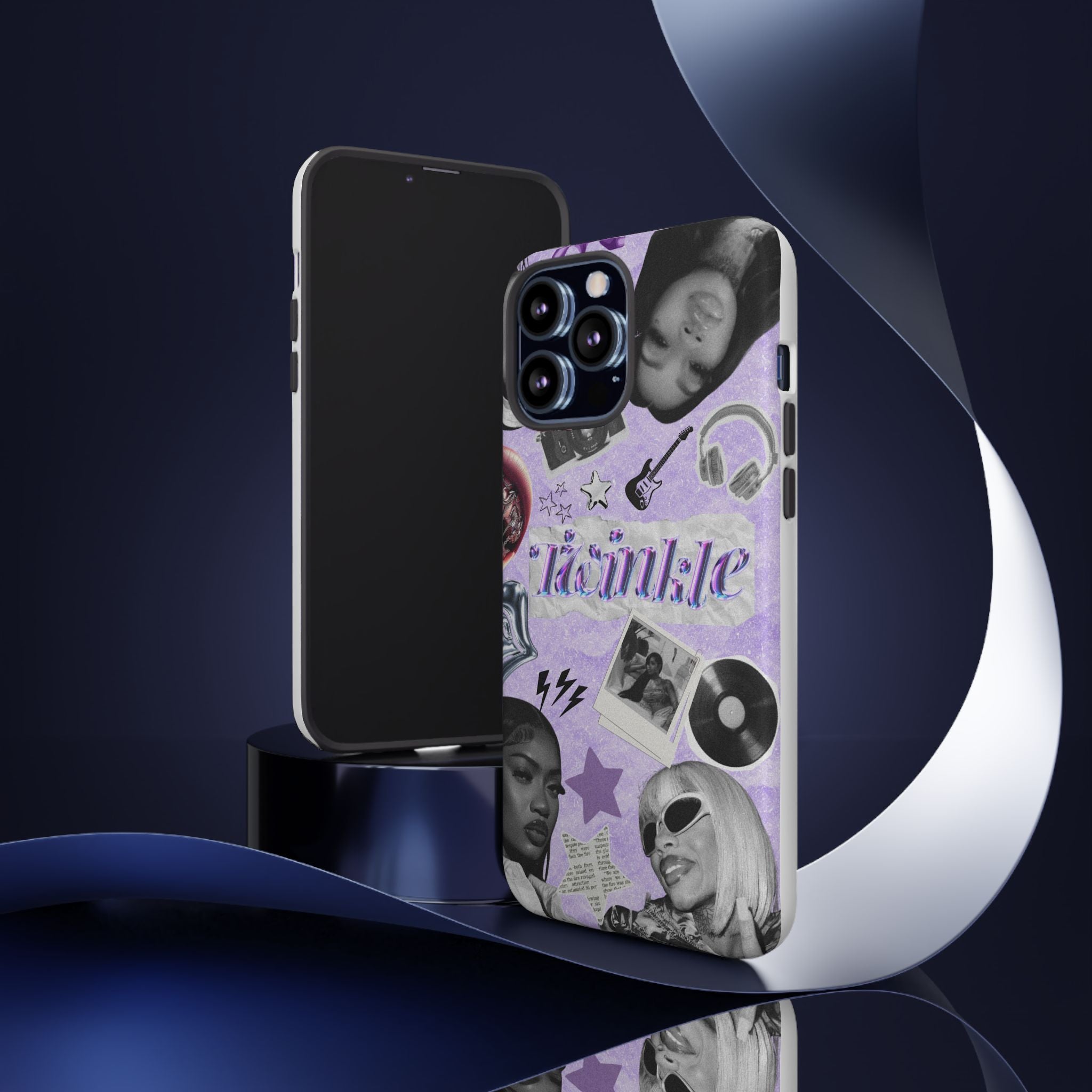 Trendy Phone Case with Retro Design, Cool Phone Cover for Music Lovers, Unique Gift for Teens, Birthday Gift, Stylish Accessories