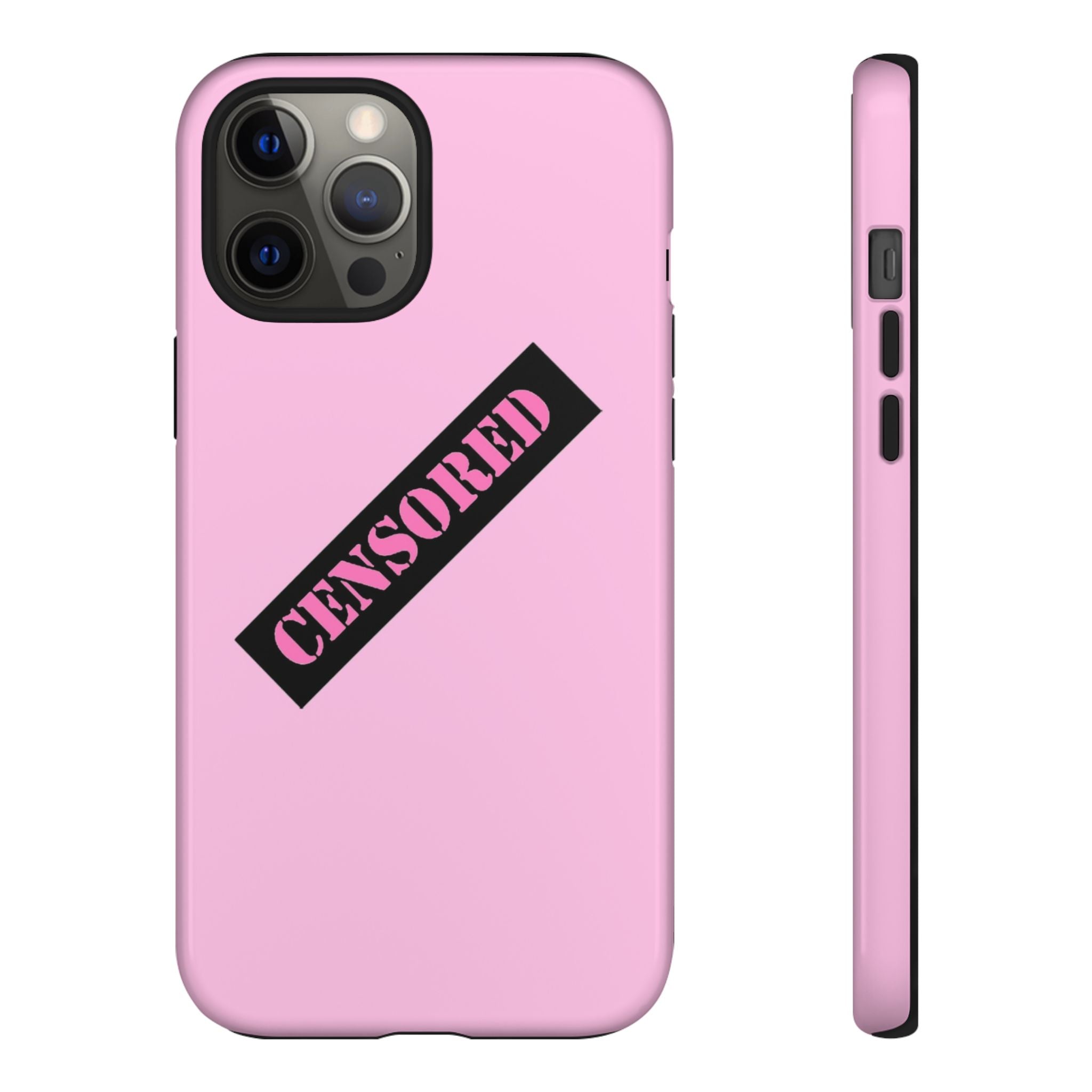 Censored Phone Case - Tough Cases, Cute Phone Cover, Unique Gift, Funny Phone Accessories, Trendy Tech Gear