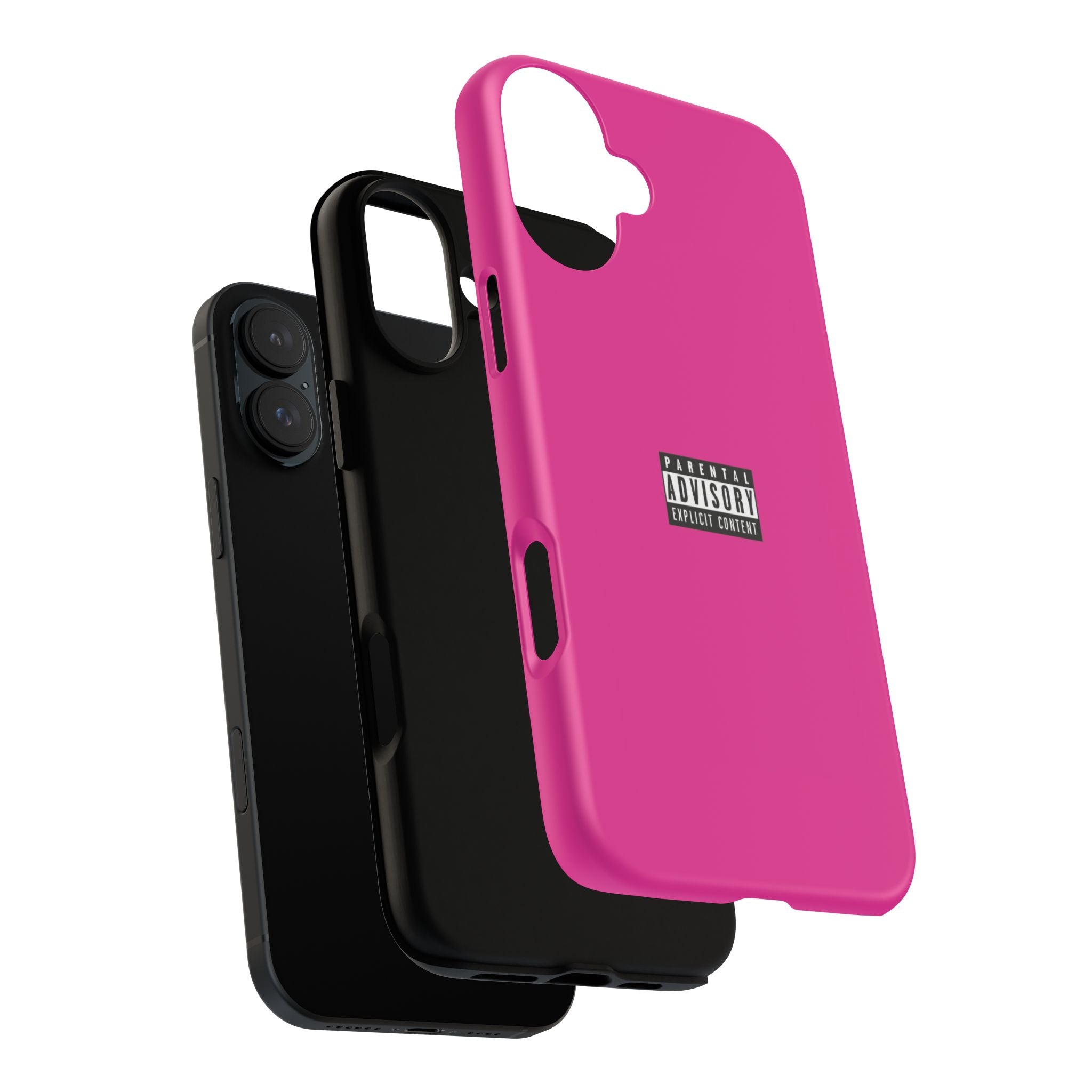 Bold Phone Case, Parental Advisory Phone C'over, Trendy Tech Accessory, Unique Gift for Teens, Vibrant Phone Protection